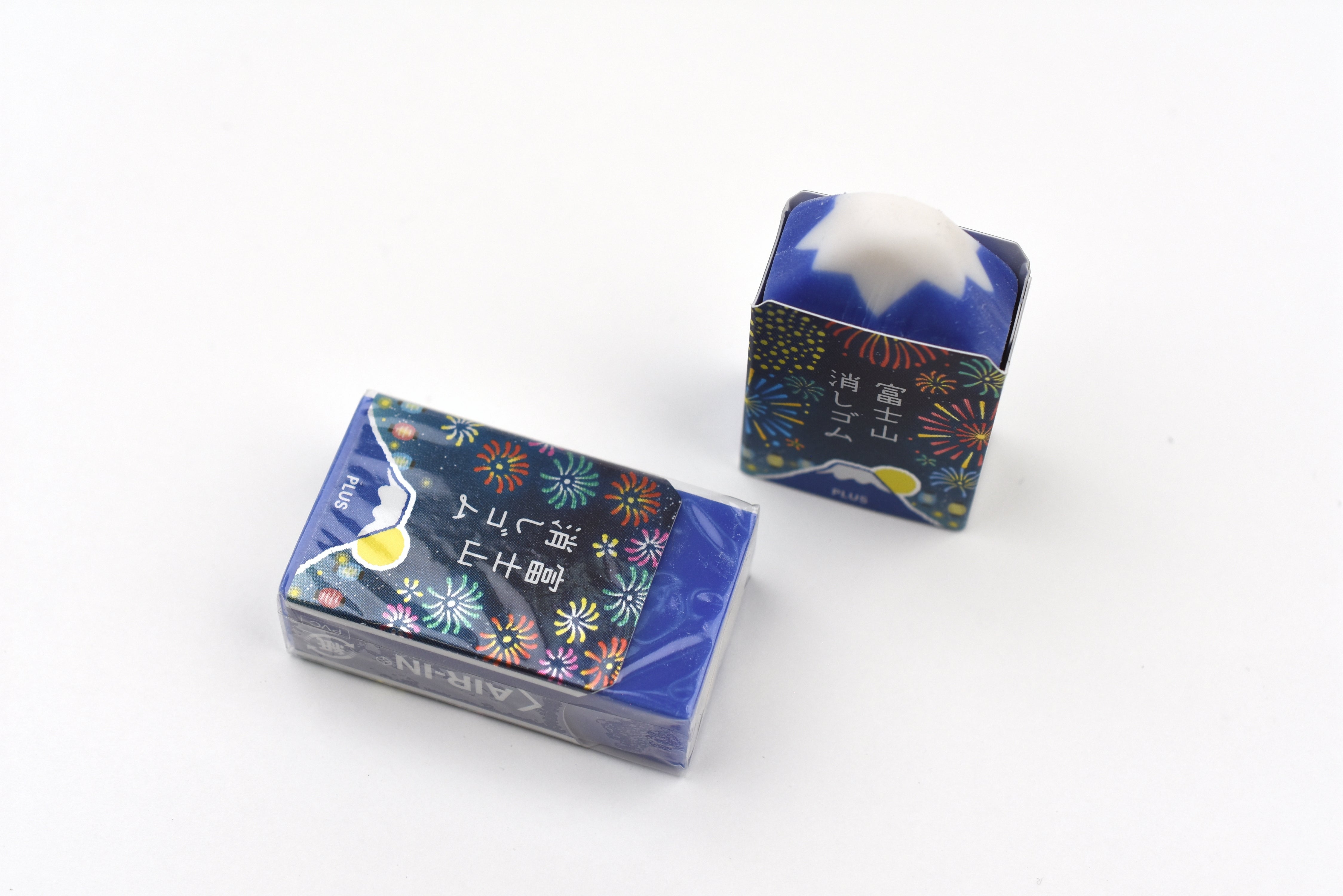 PLUS Air-in Mt. Fuji Eraser - Fireworks - Limited Edition