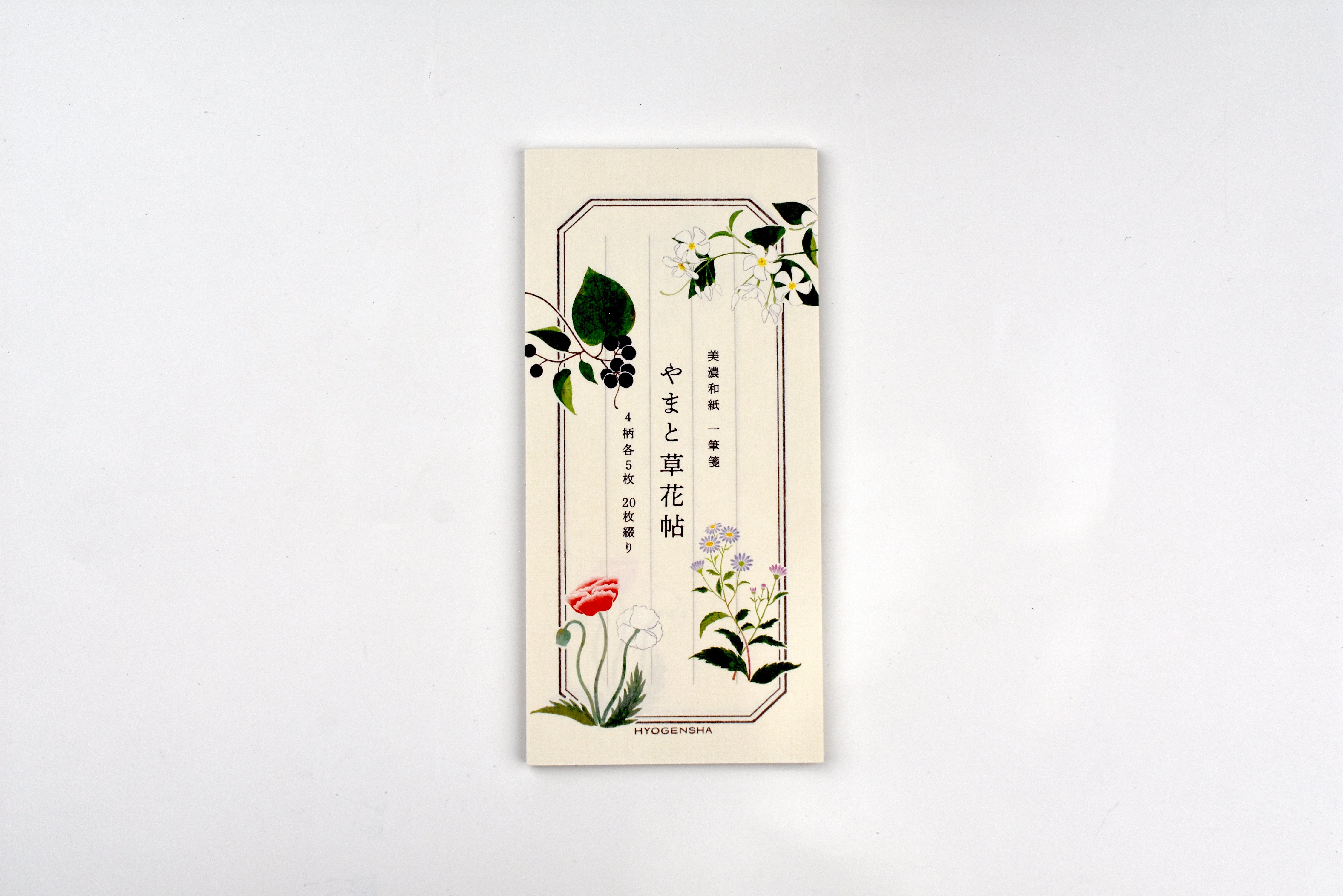 Cozyca - Shikanone - Notepad - Yamato Flower Book - Vertical Ruled