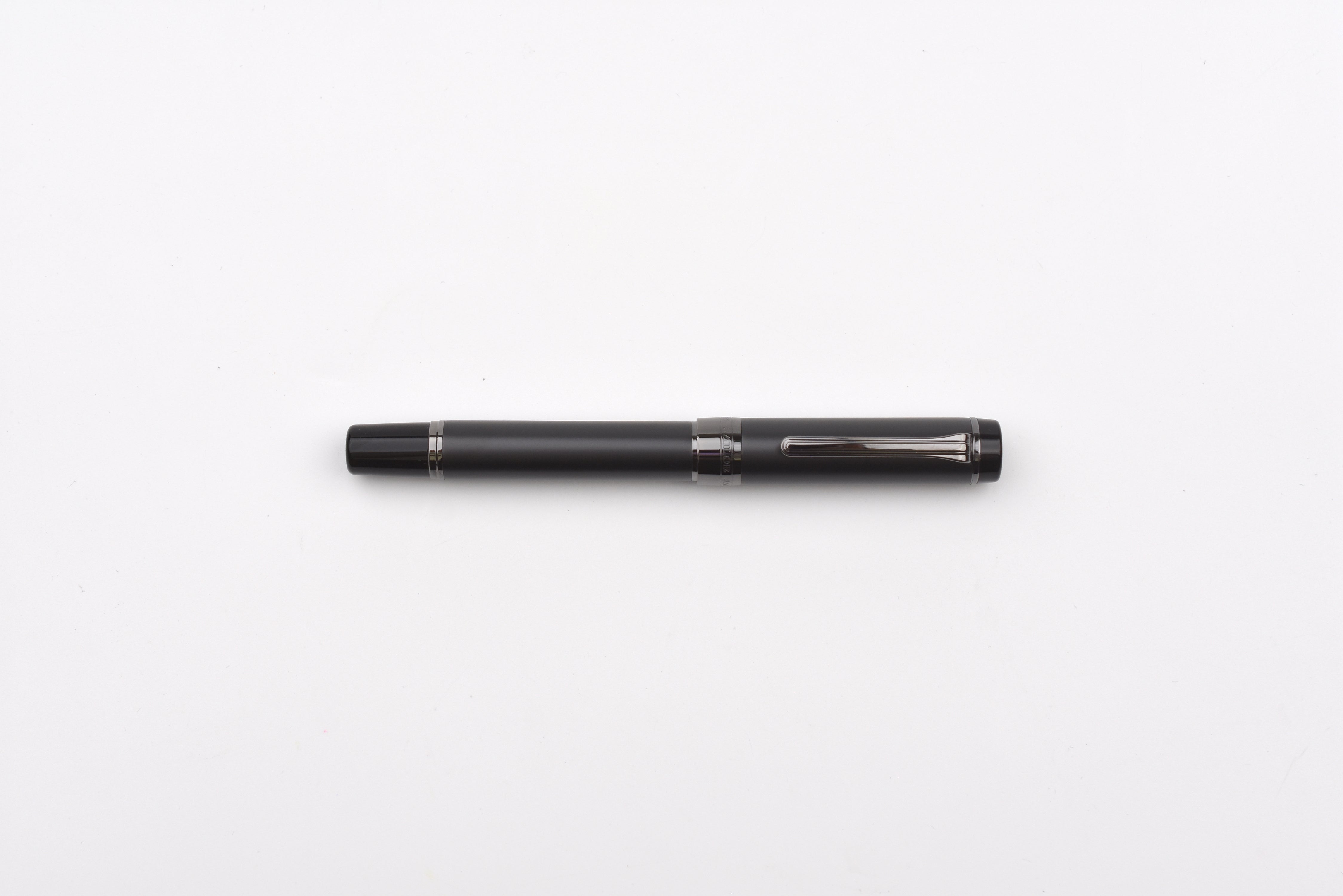 Sailor CYLINT Fountain Pen - Matte Black Stainless Steel