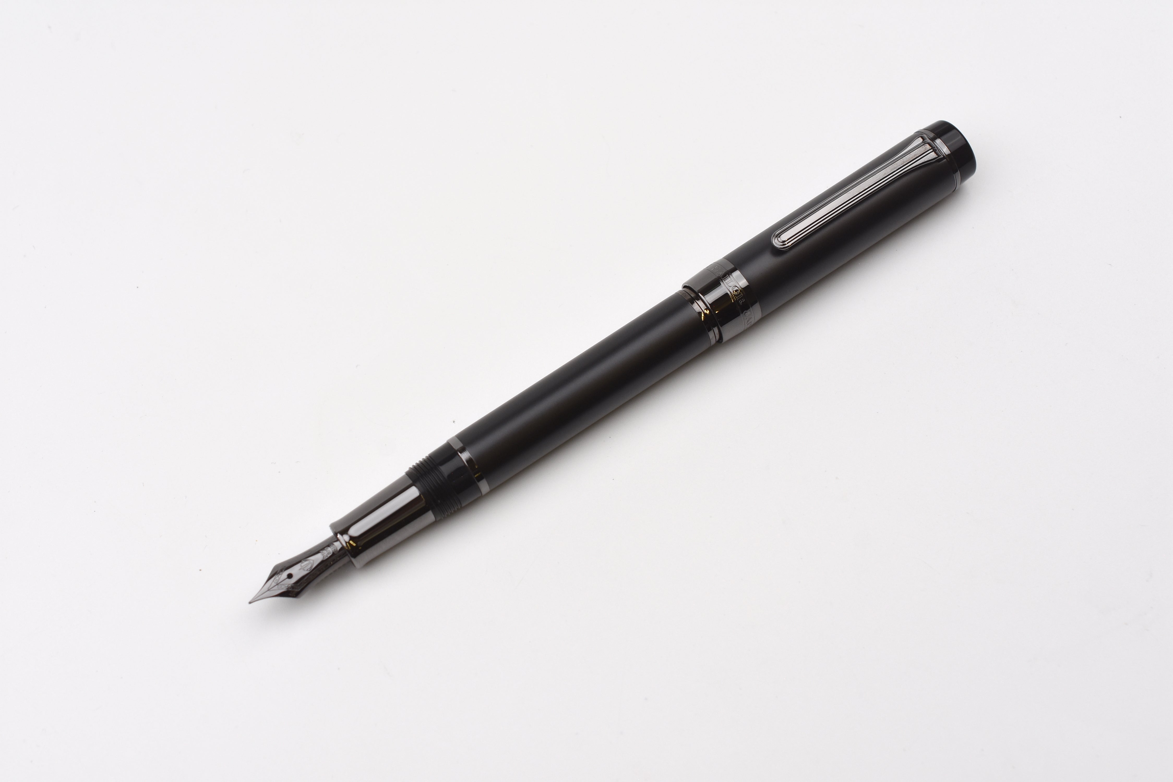 Sailor CYLINT Fountain Pen - Matte Black Stainless Steel