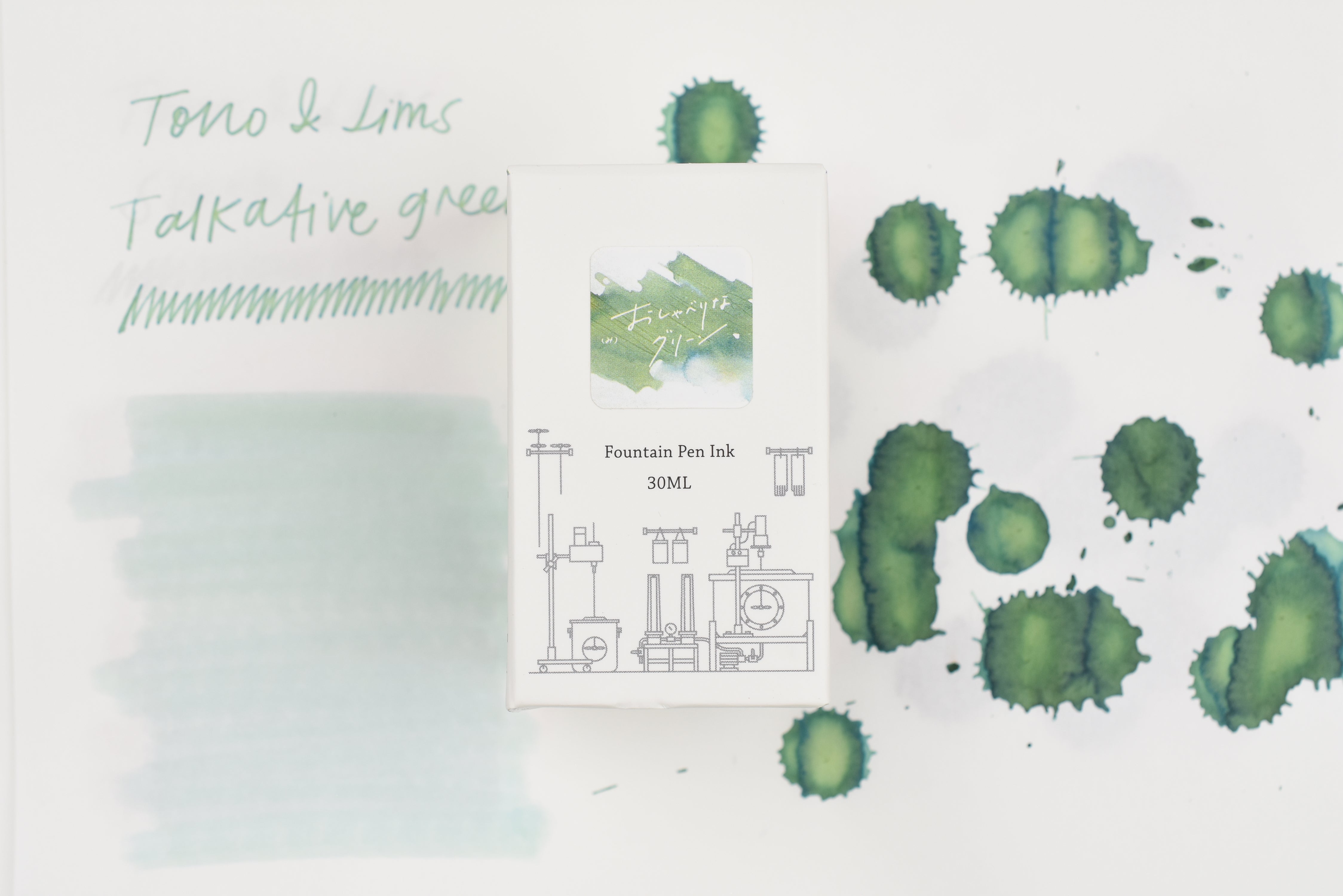 Tono & Lims Ink Bottle - Friendship - おしゃべりなグリーン (Talkative Green) - 30ml