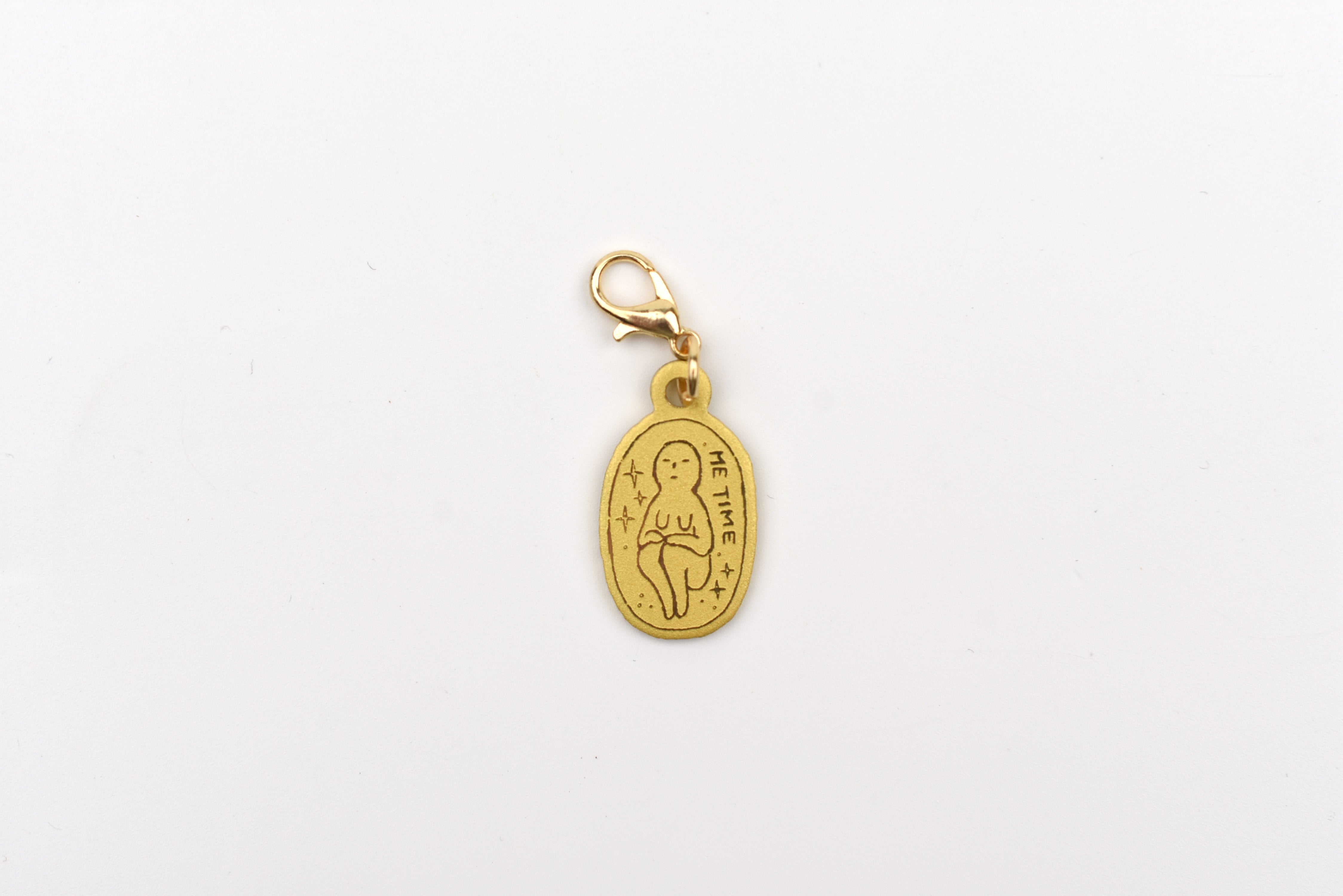 LCN Brass Charm - Me Time