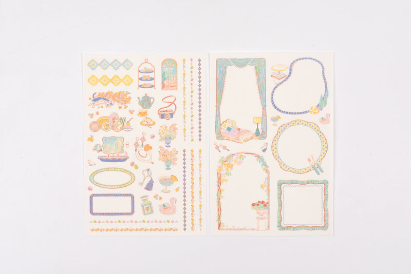 Yuru Log 2 Sheets Sticker - Travel and Hotel