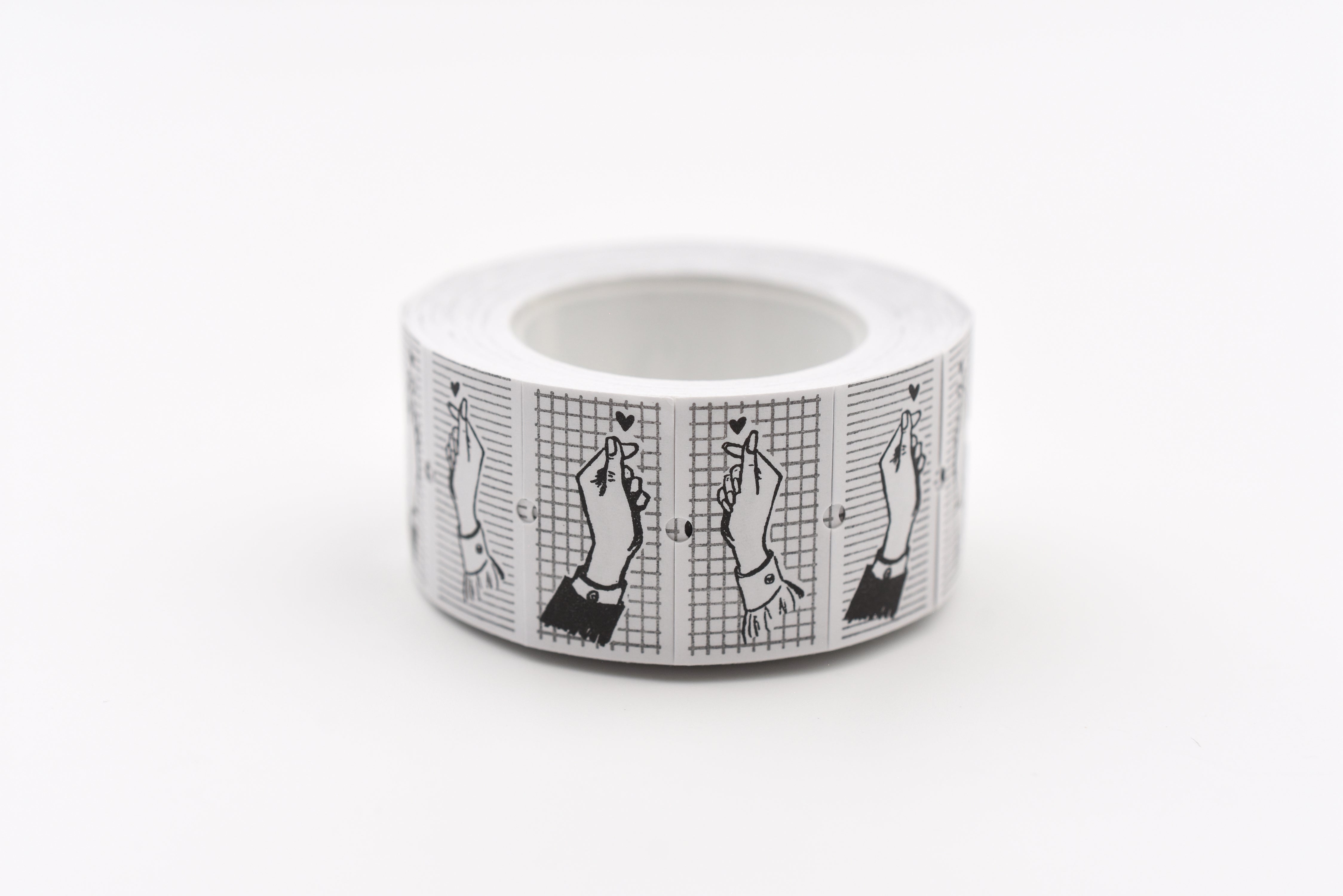 LCN Label Sticker Roll - Finger Heart