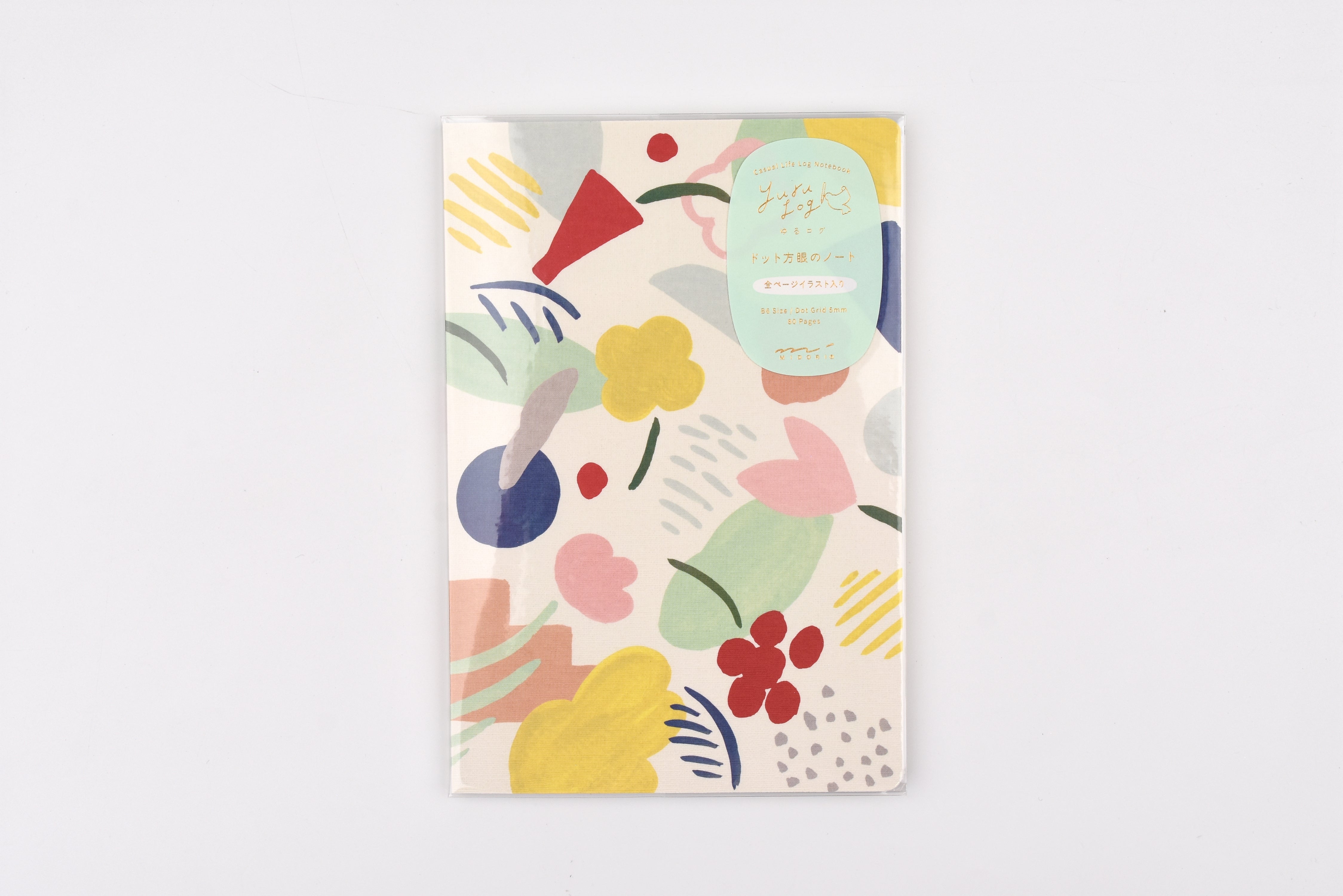 Yuru Log Notebook - Motif Textile - B6