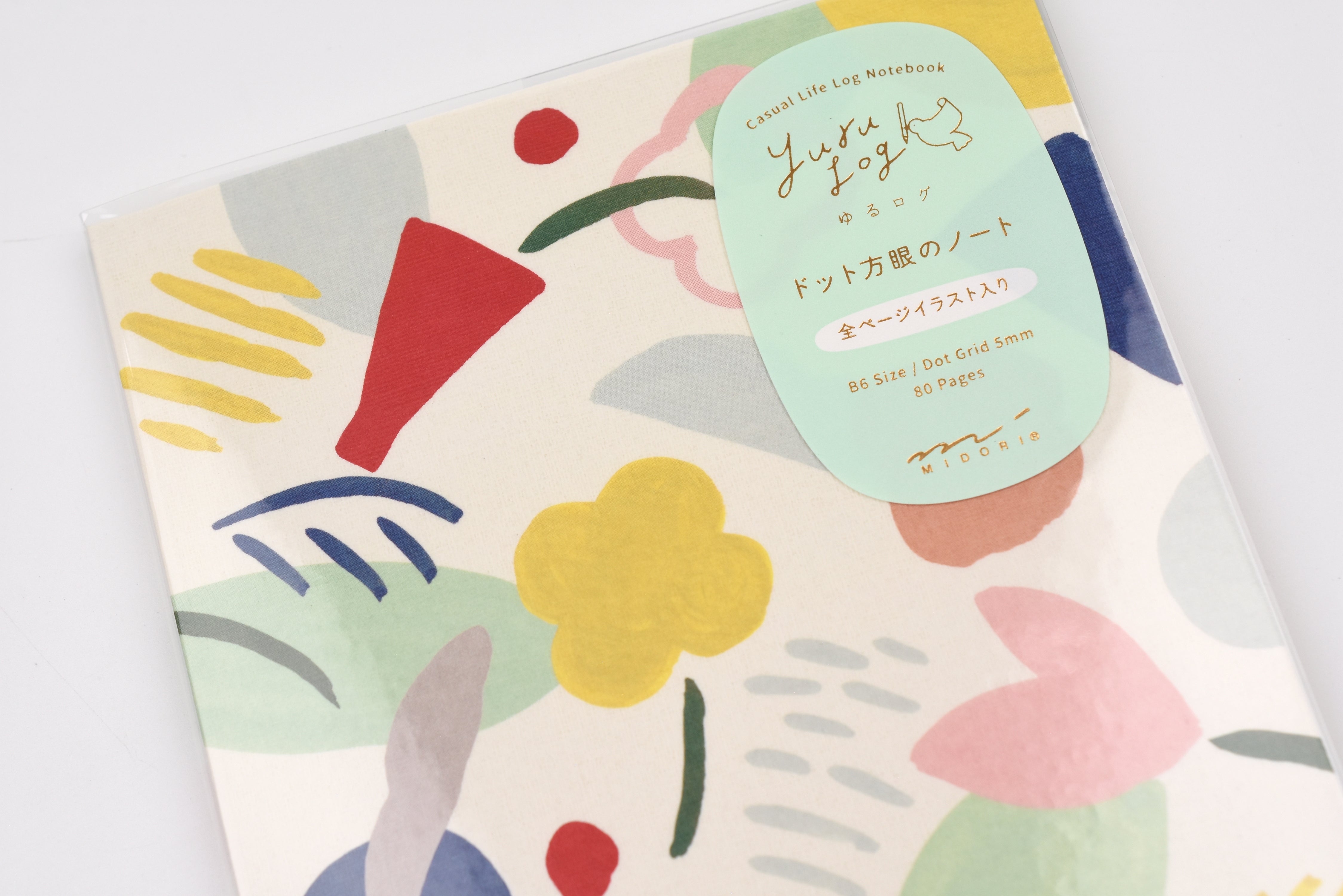 Yuru Log Notebook - Motif Textile - B6