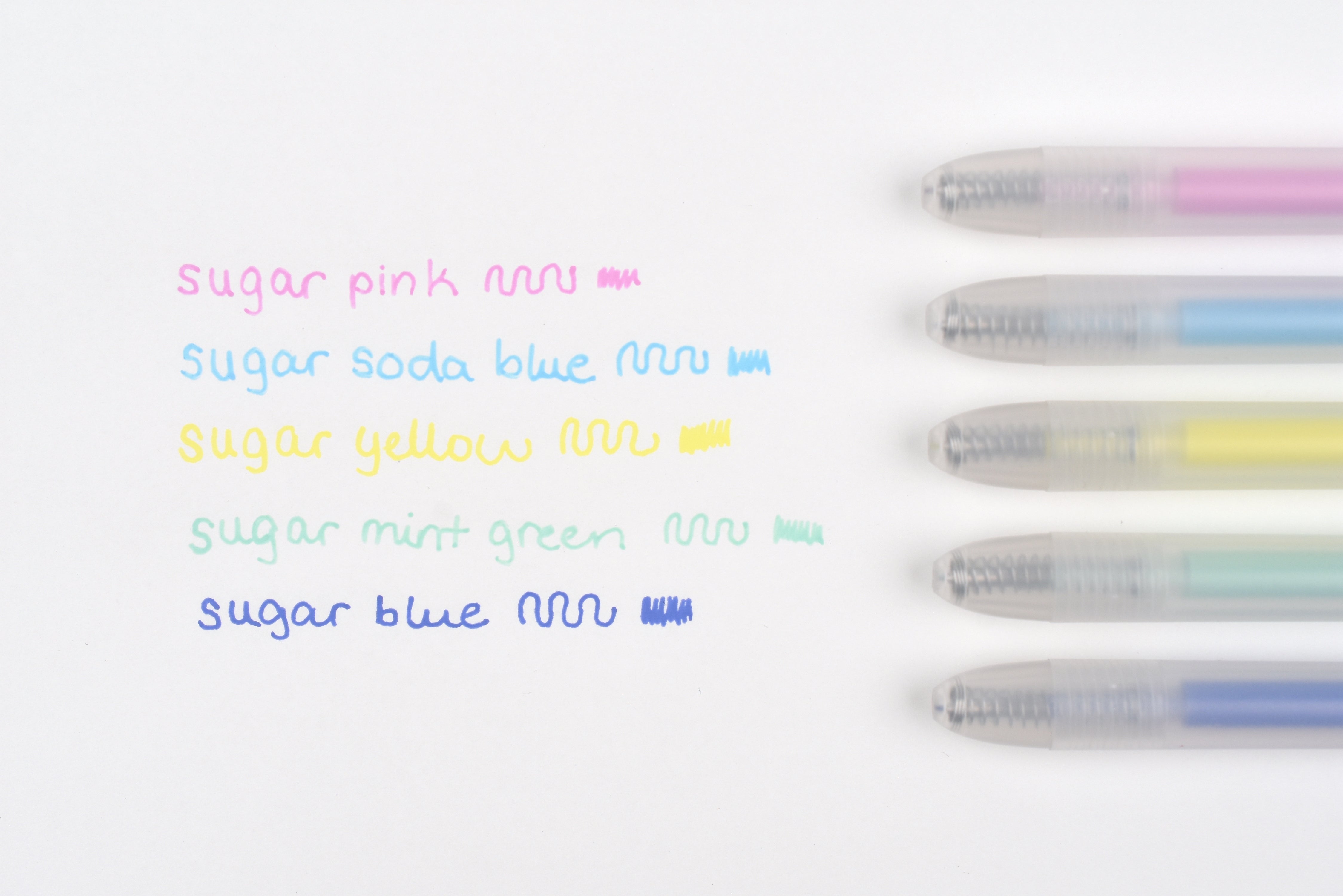 Sakura Sugar Knock Gel Pen - Set of 5