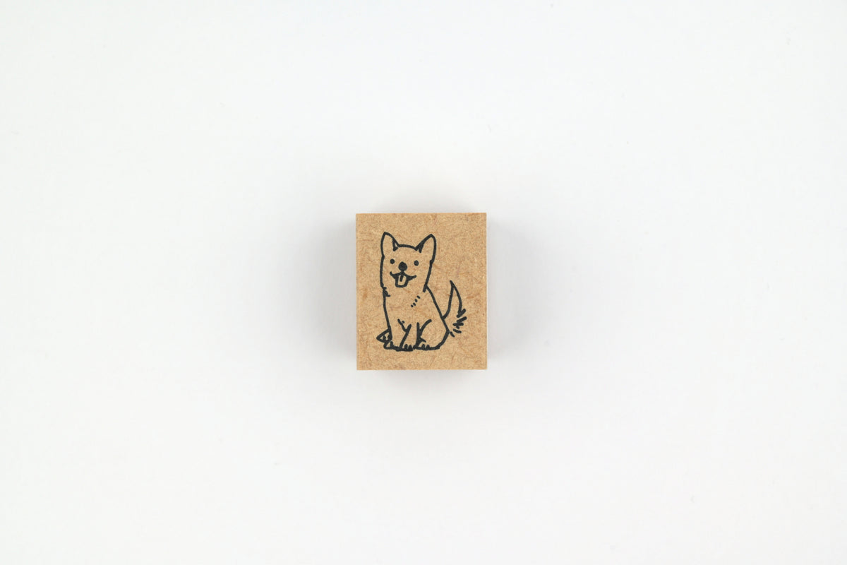 Kodomo No Kao Stamp - Piccolo - Dog - Sitting