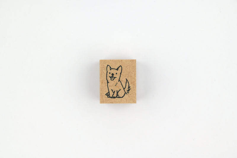 Kodomo No Kao Stamp - Piccolo - Dog - Sitting