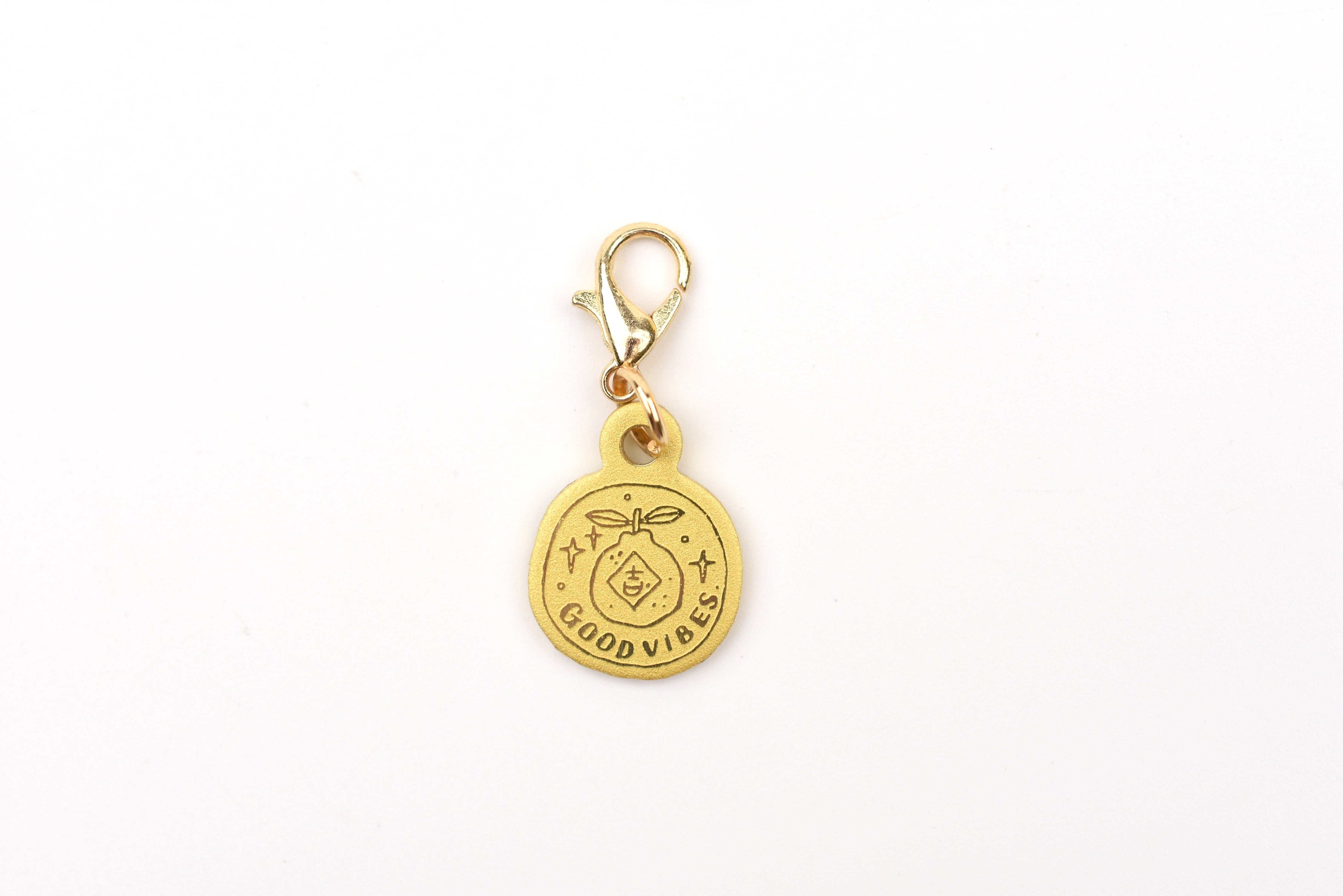 LCN Brass Charm - Good Vibes