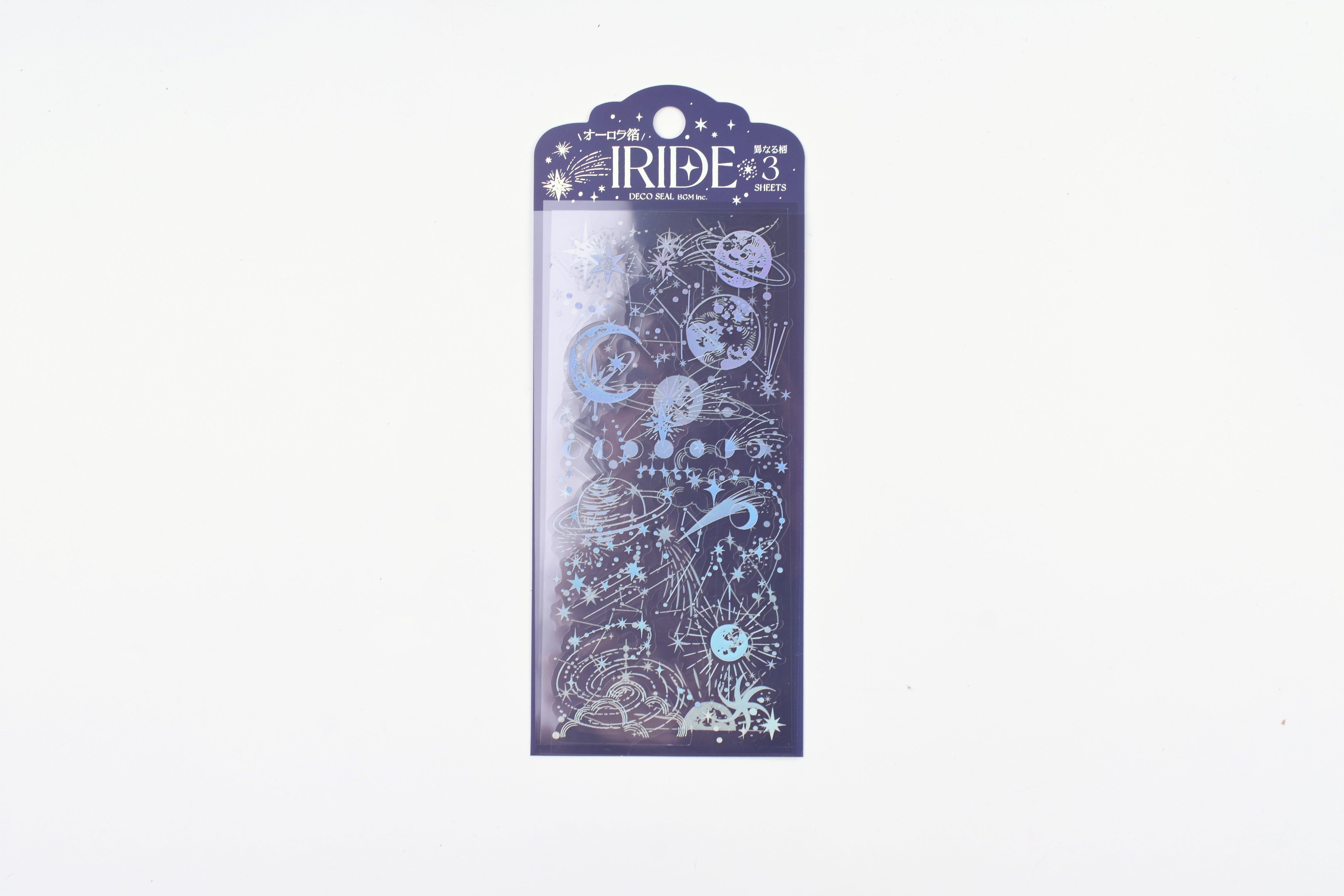BGM - Foil Stamping Iride Sticker Sheets - Galaxy