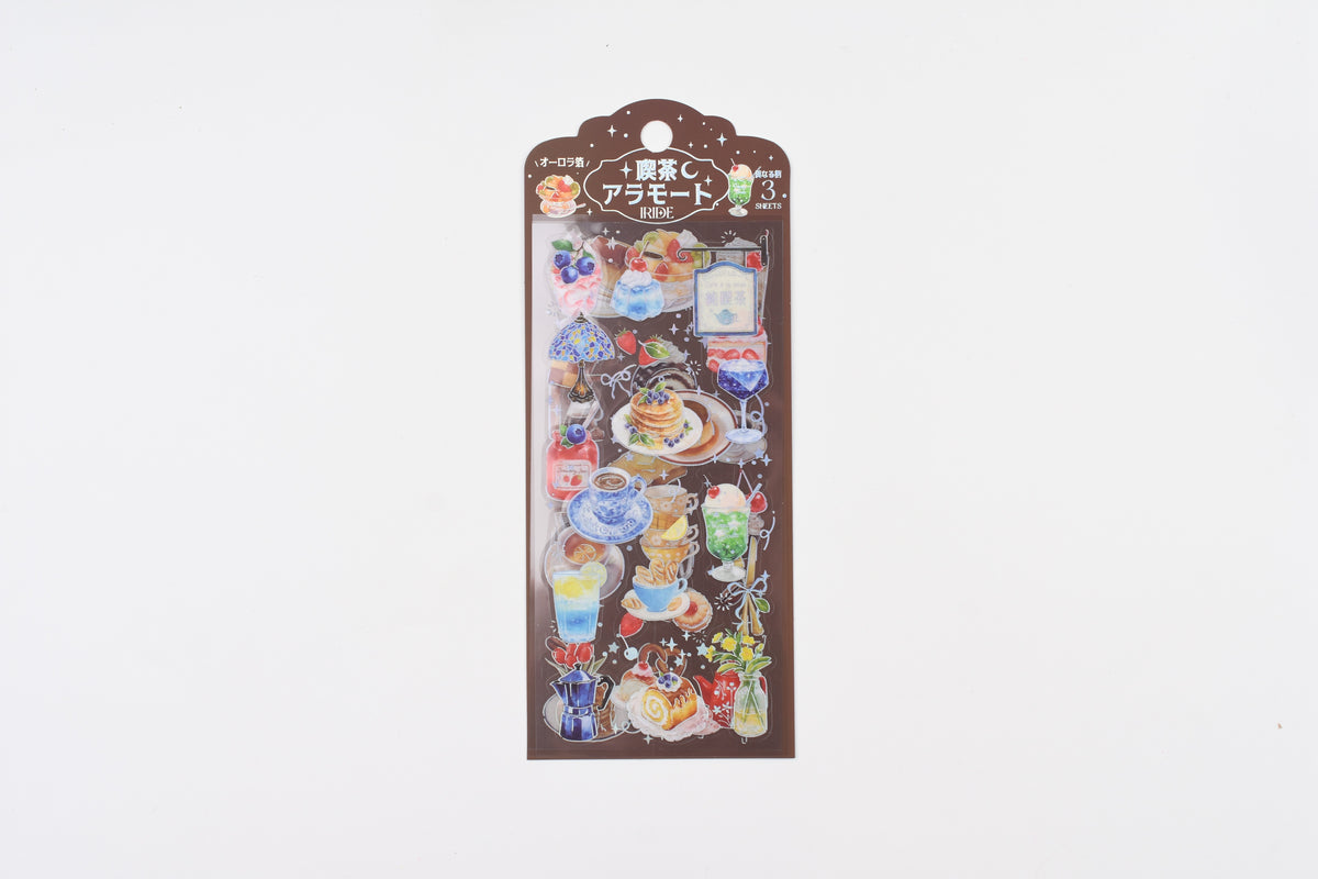 BGM - Foil Stamping Iride Sticker Sheets - Cafe A La Mode
