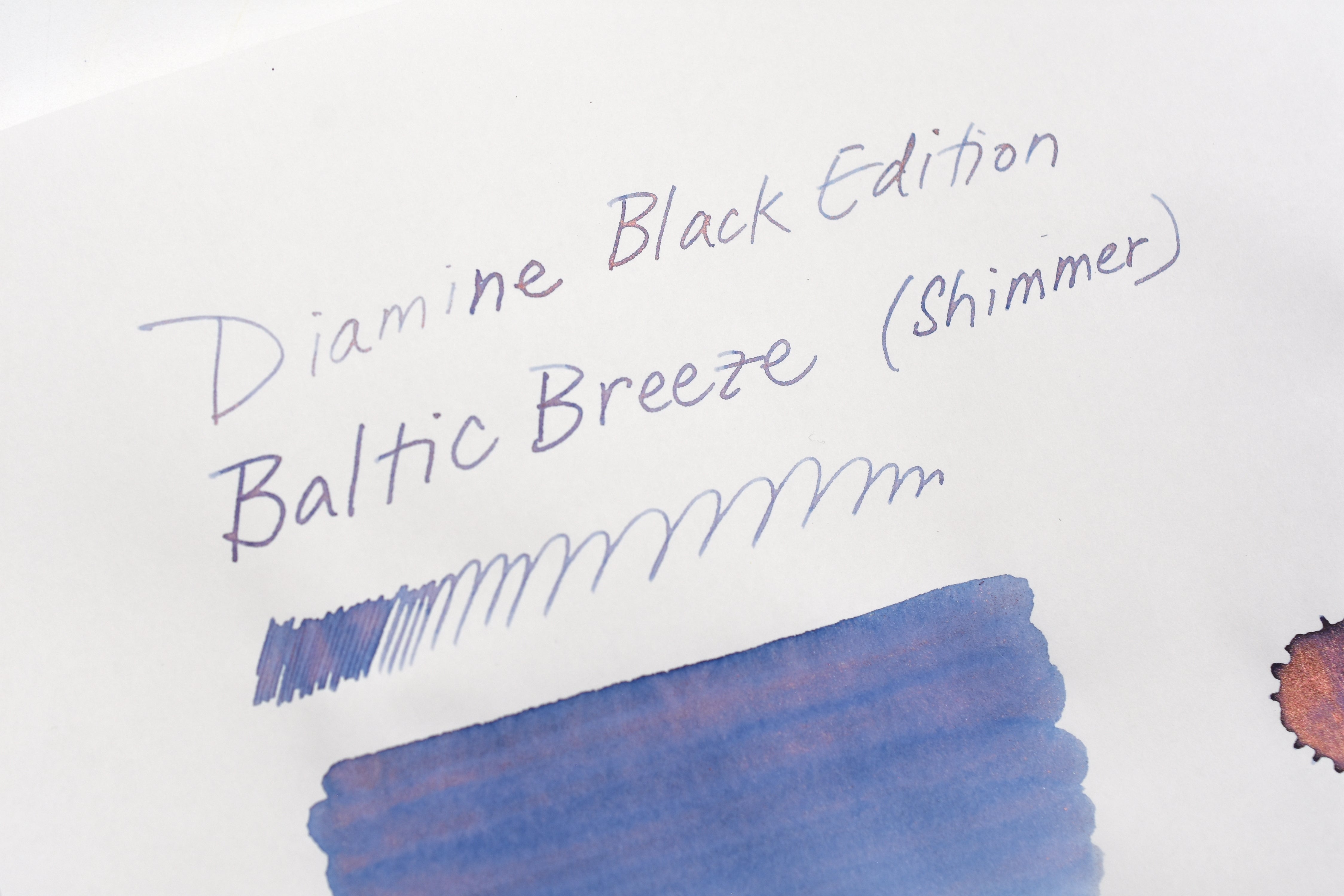Diamine Black Edition - Shimmer - Baltic Breeze