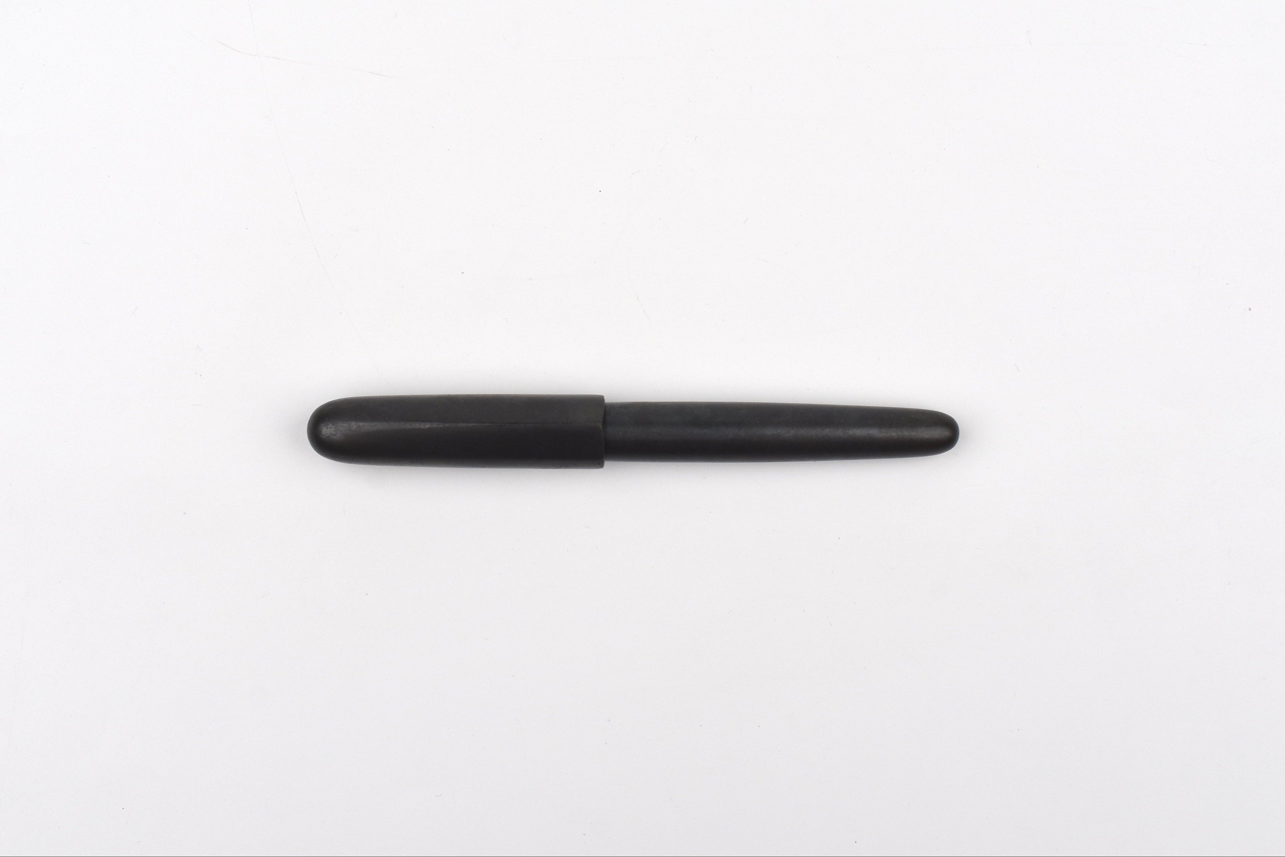 Sailor NAWATE Kuroginhaku Fountain Pen - Ei (Matte Black Silver Foil)