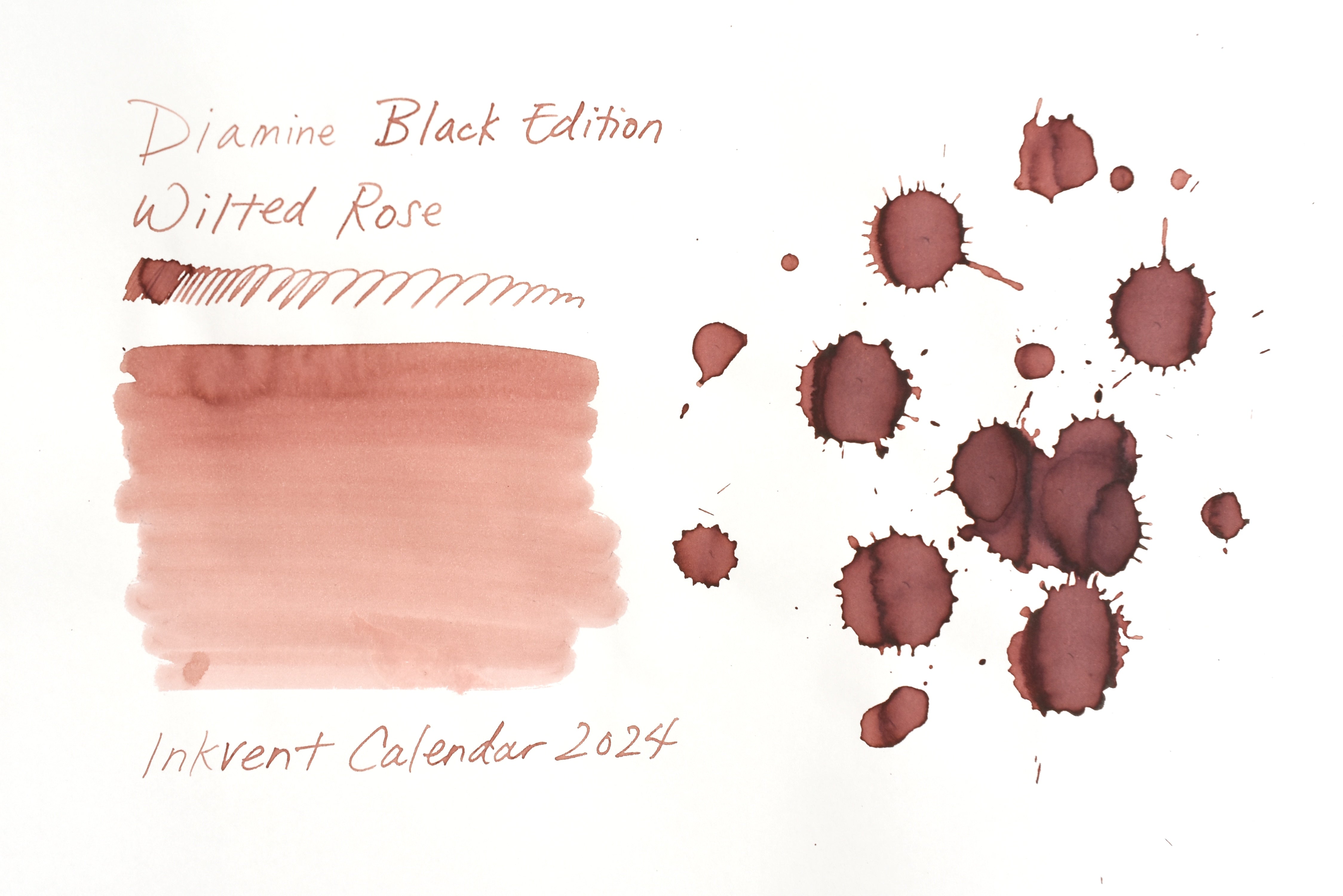 Diamine Black Edition - Standard - Wilted Rose