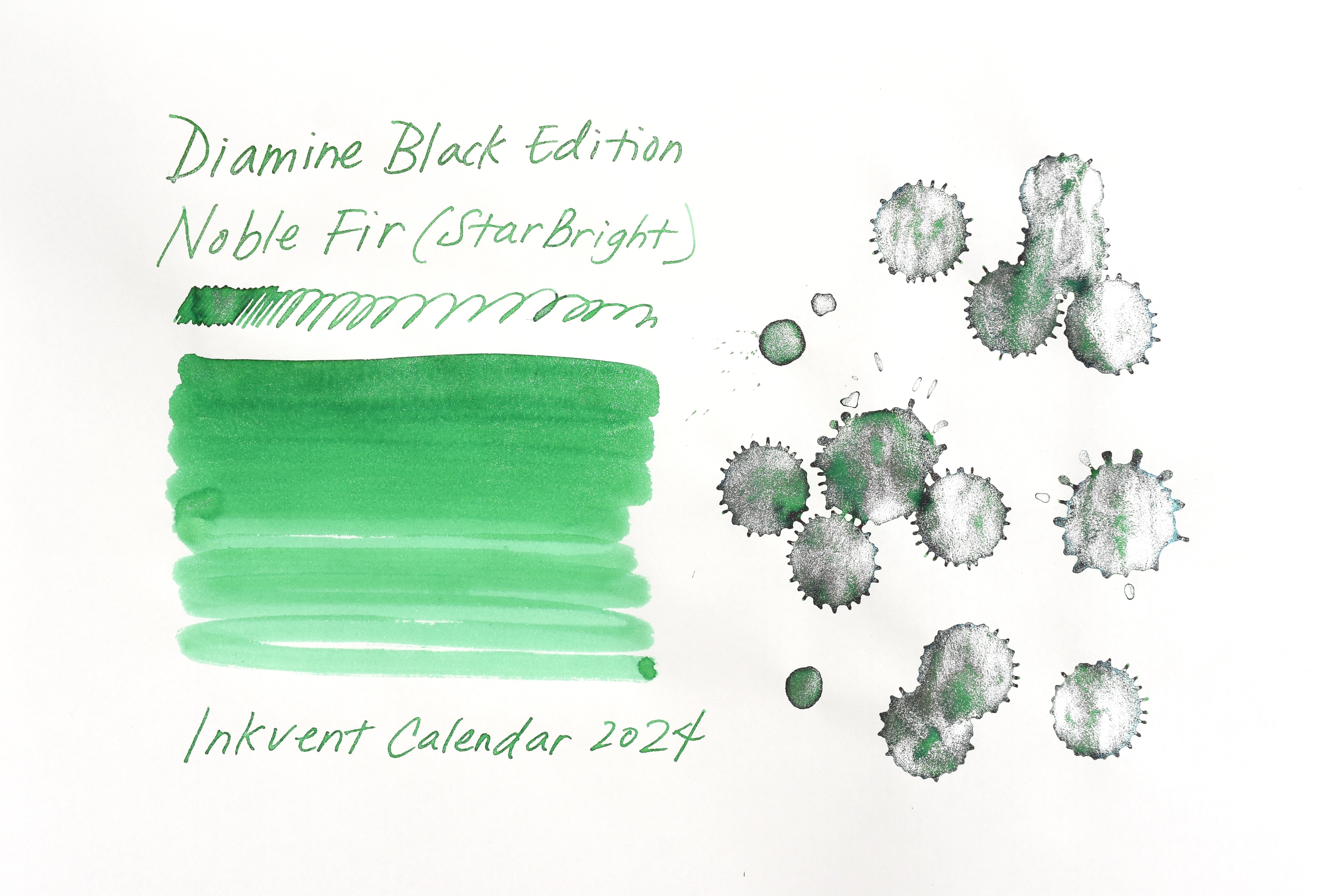 Diamine Black Edition - Starbright - Noble Fir