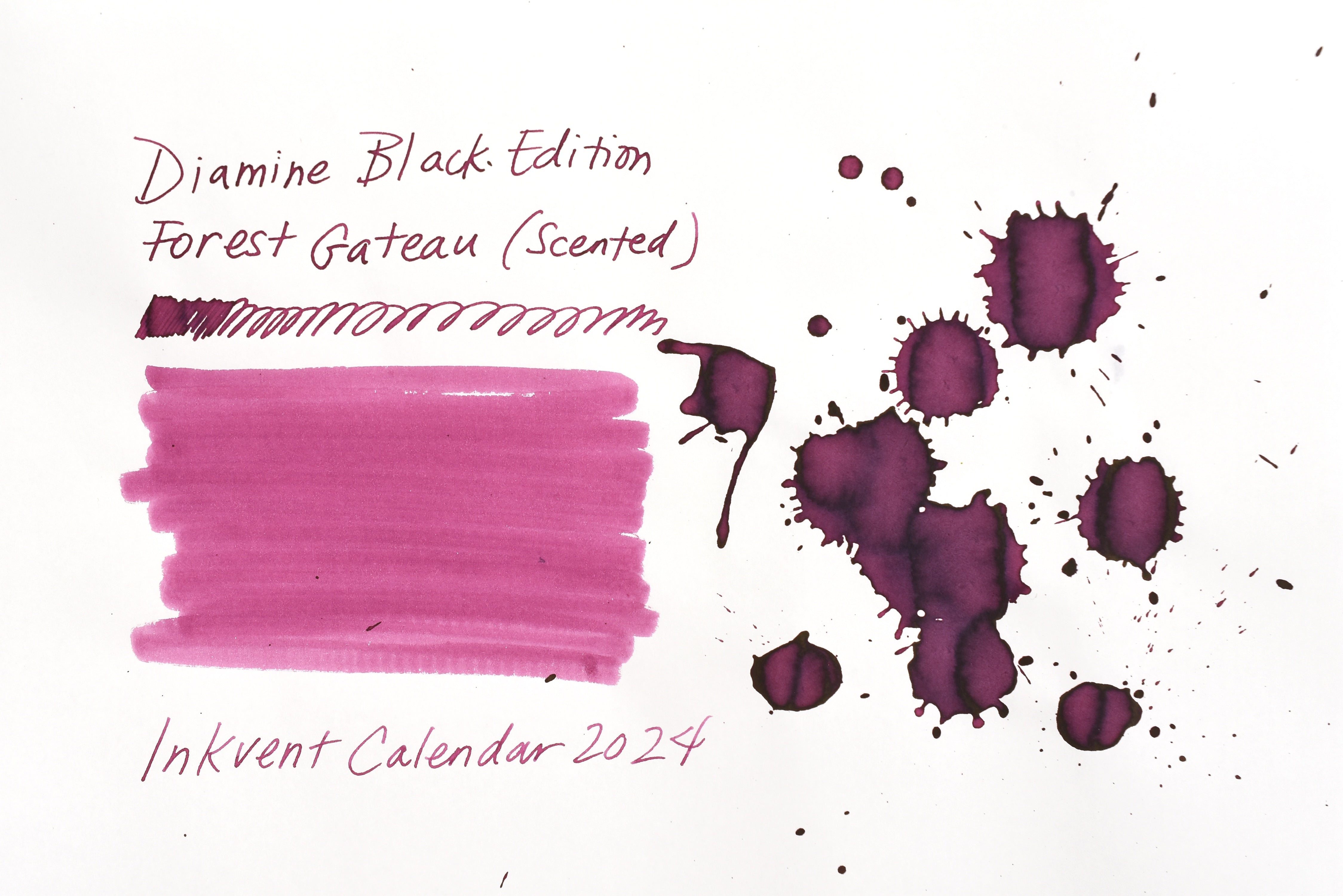 Diamine Black Edition - Scented - Forest Gateau