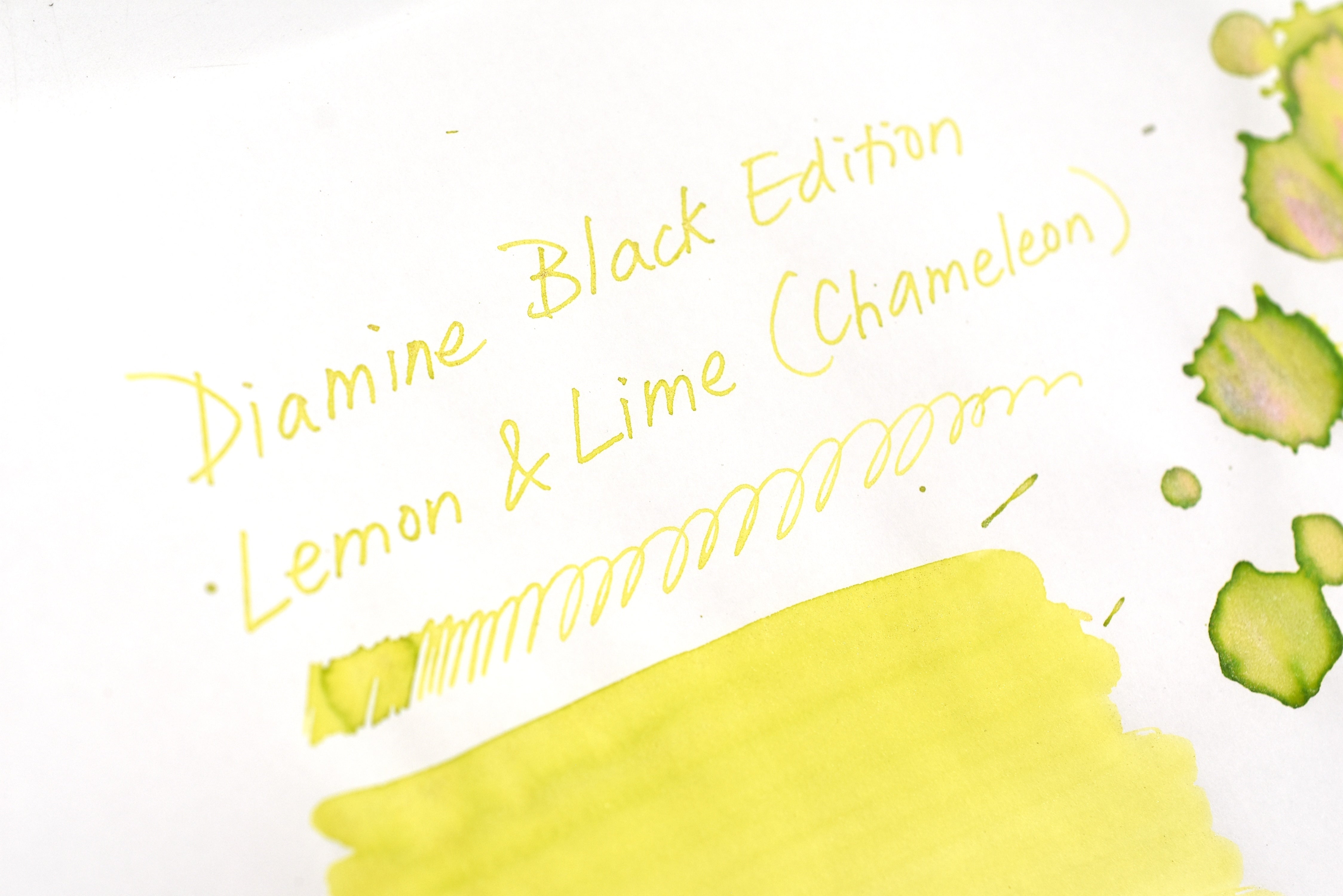 Diamine Black Edition - Chameleon - Lemon & Lime