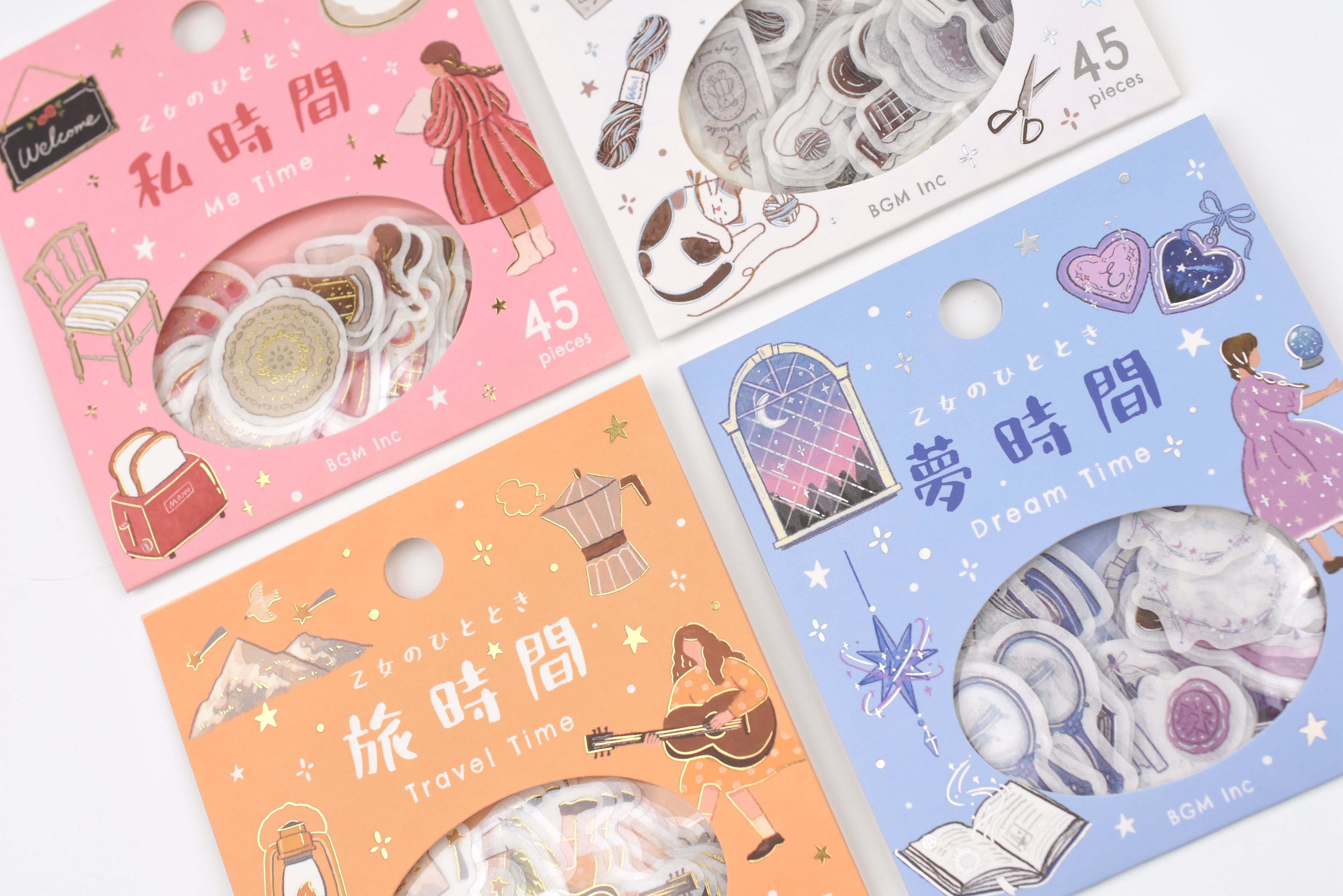 BGM Flake Stickers - Foil Stamping - Maiden's Moment