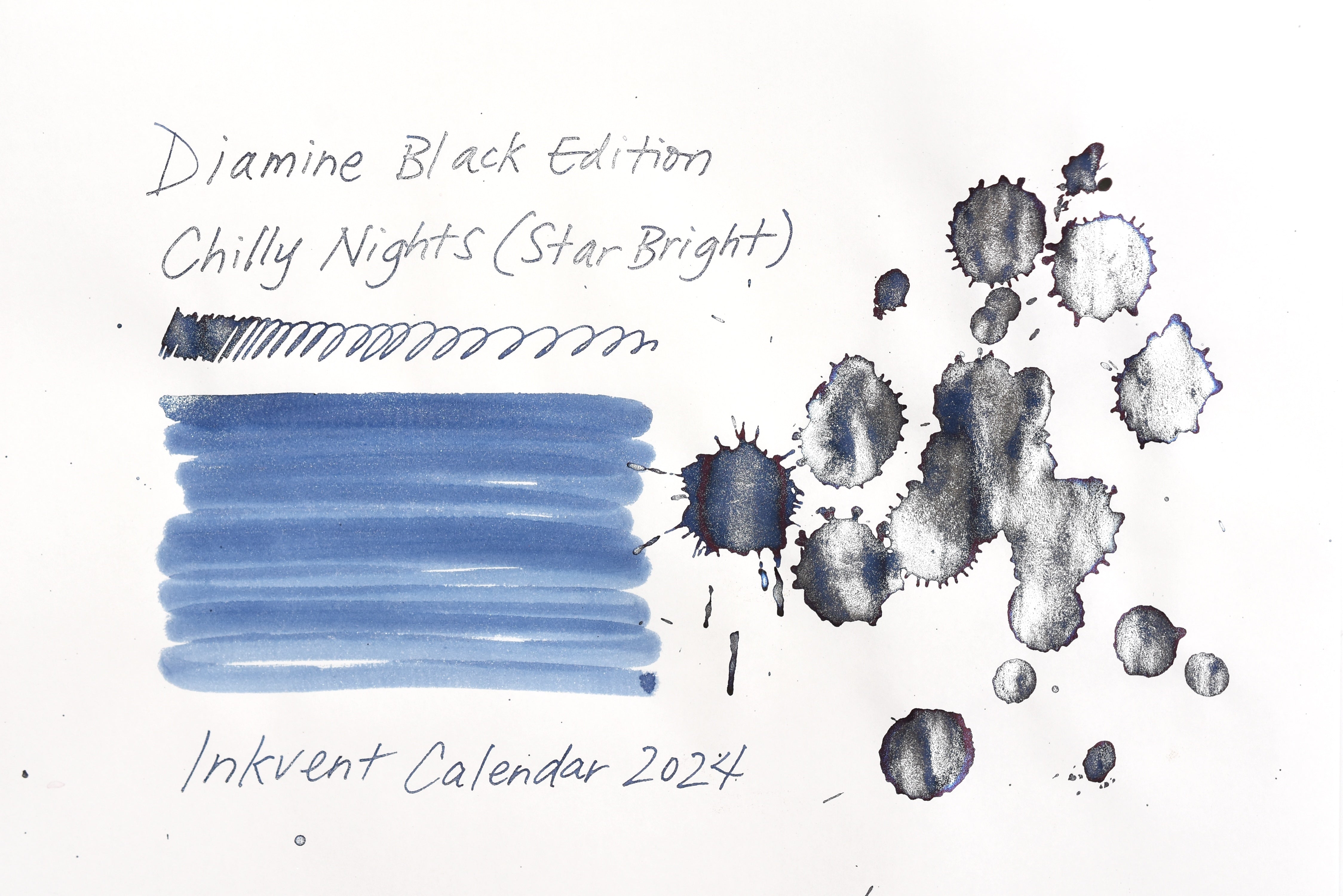 Diamine Black Edition - Starbright - Chilly Nights