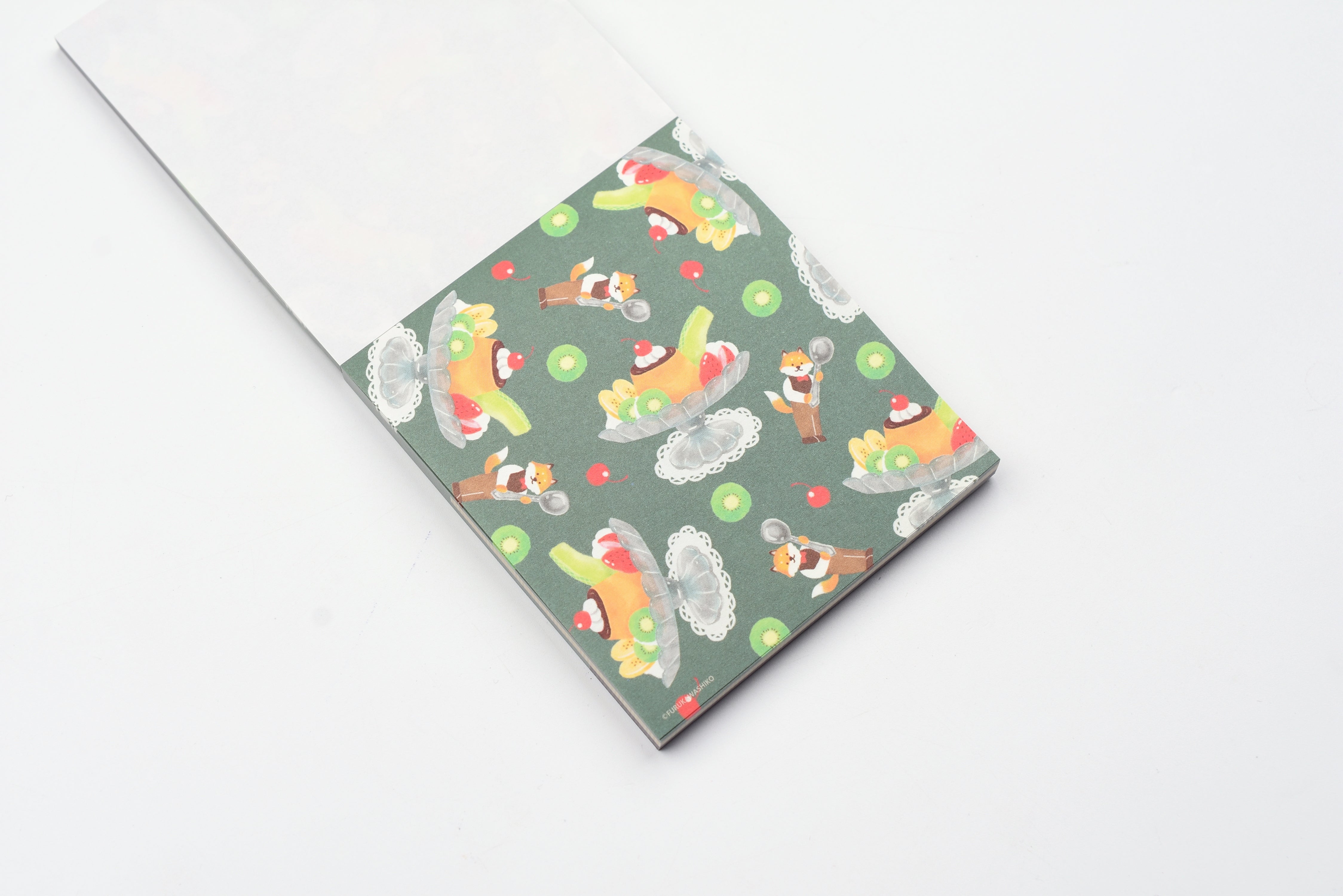 Furukawa Paper Cafe Moon Memo Pad - Pudding a la Mode
