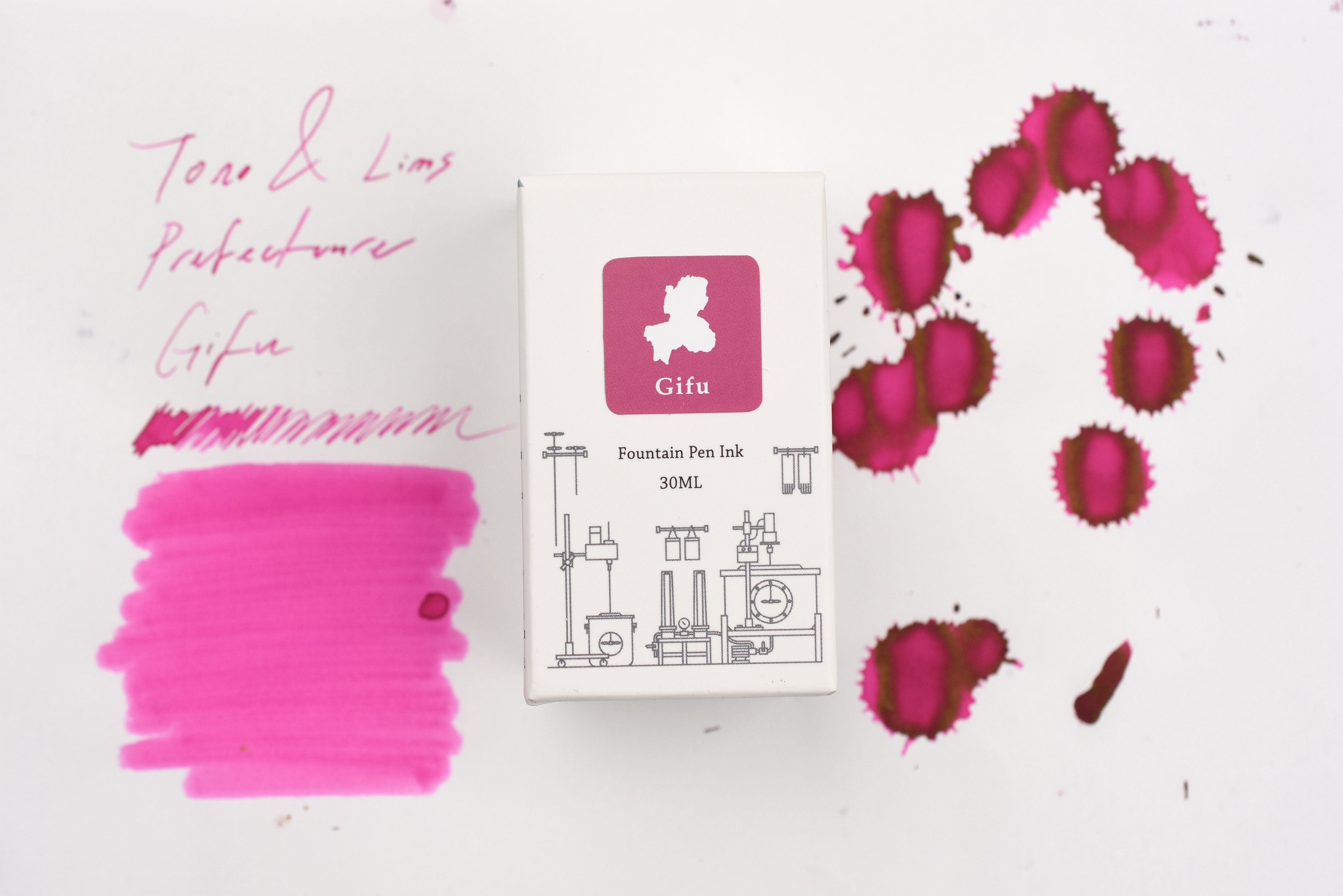 Tono & Lims Ink Bottle - Prefecture - Gifu - My happiness - Immortal - 30ml