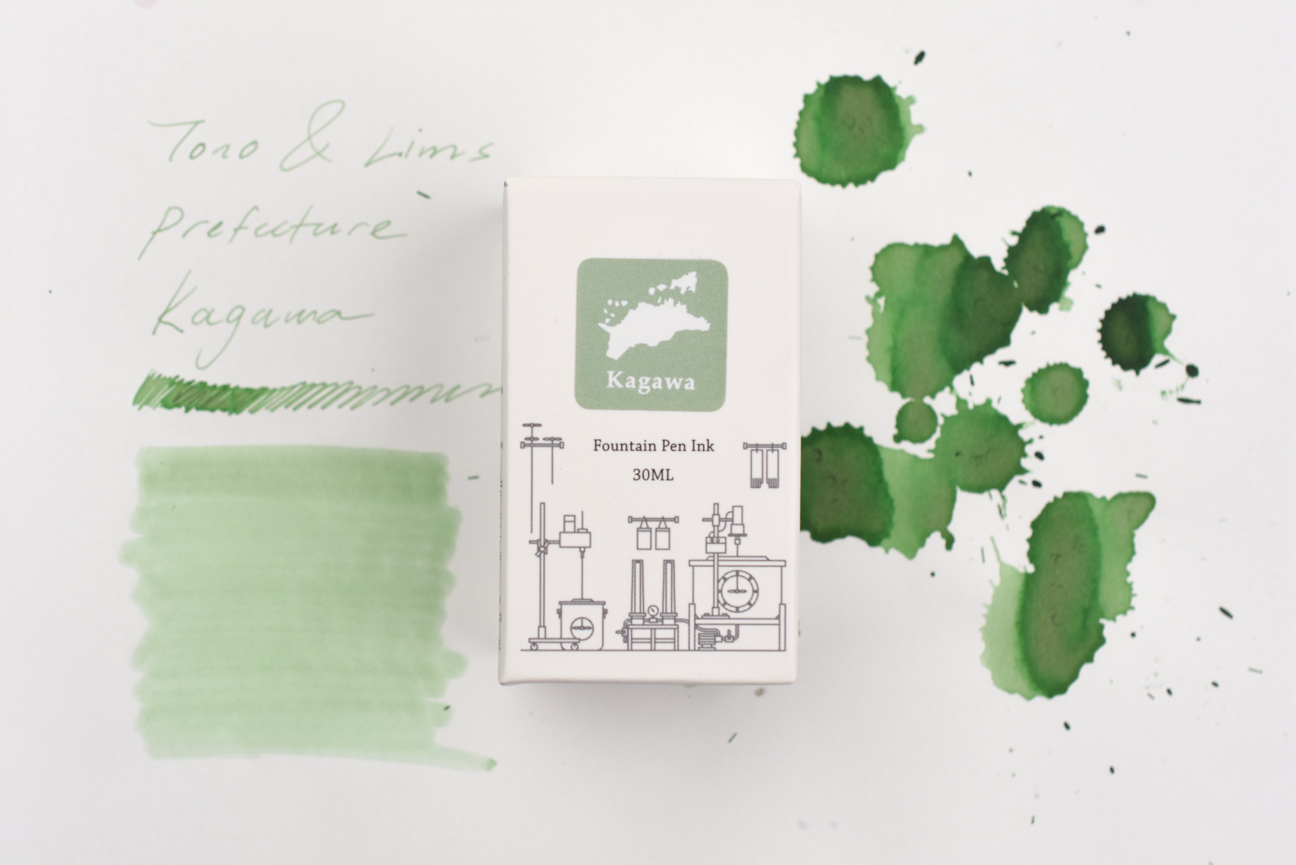 Tono & Lims Ink Bottle - Prefecture - Kagawa - Peaceful Time - 30ml