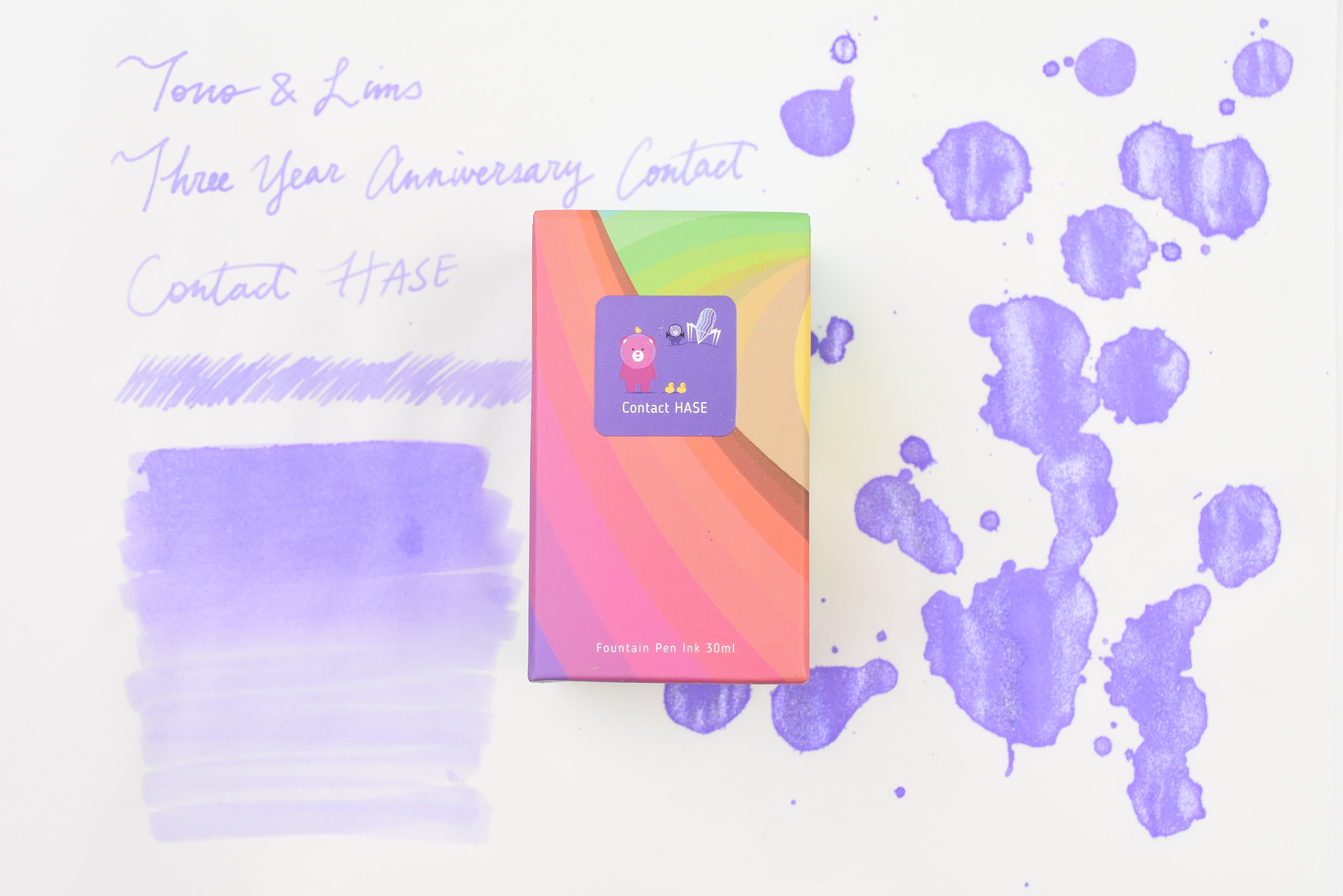 Tono & Lims Ink Bottle - Three Year Anniversary Contact - Contact HASE - 30ml