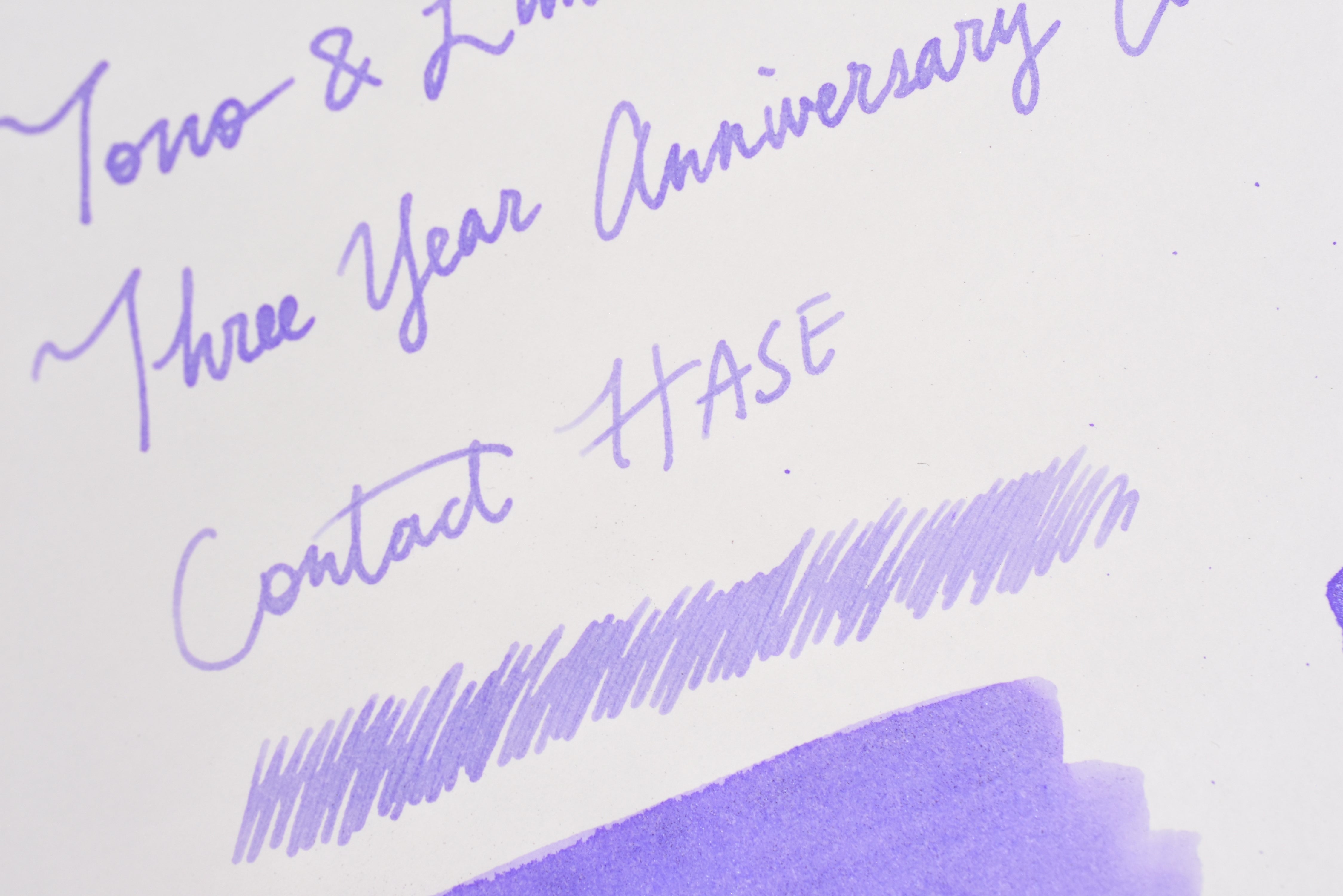 Tono & Lims Ink Bottle - Three Year Anniversary Contact - Contact HASE - 30ml