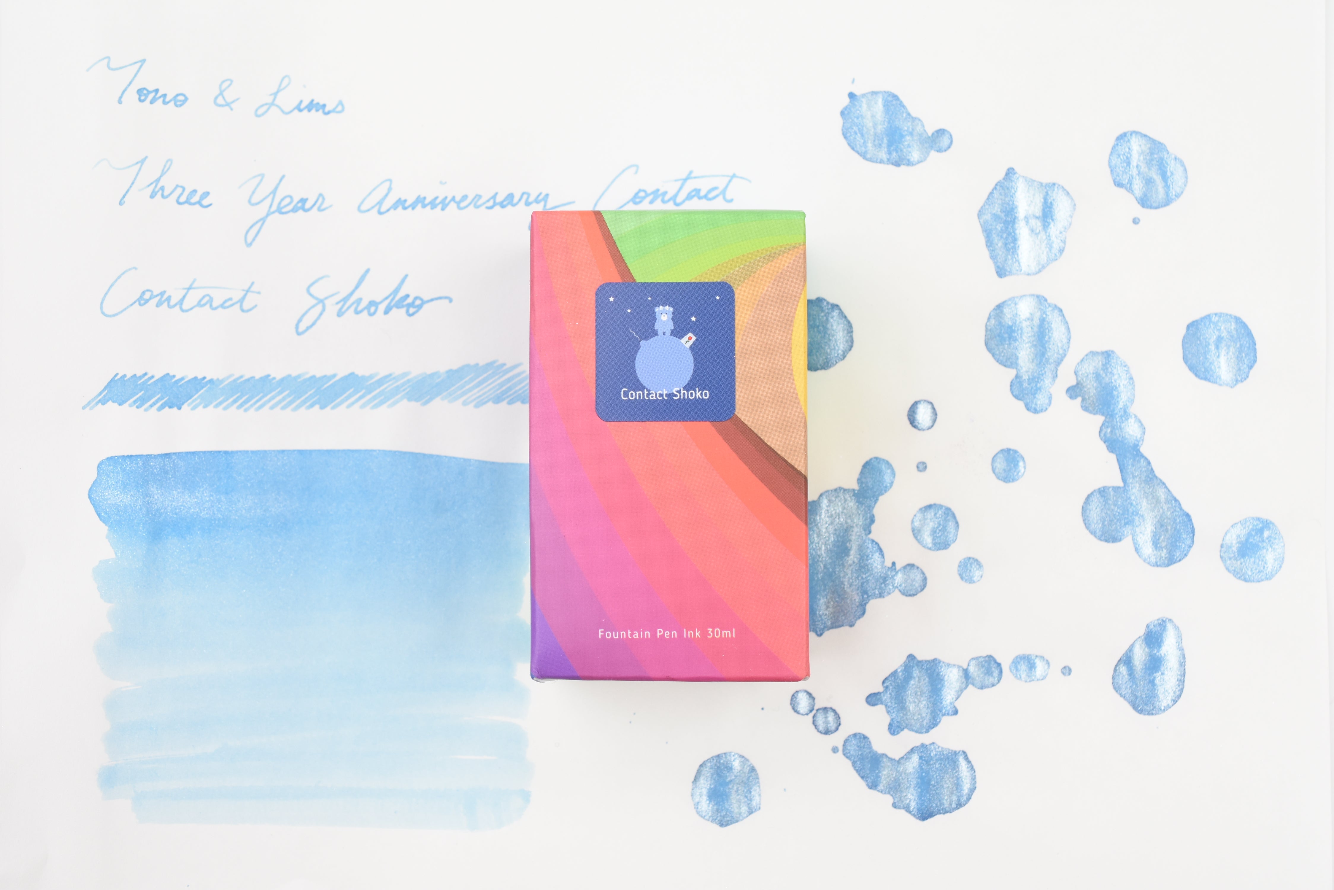 Tono & Lims Ink Bottle - Three Year Anniversary Contact - Contact Shoko - 30ml
