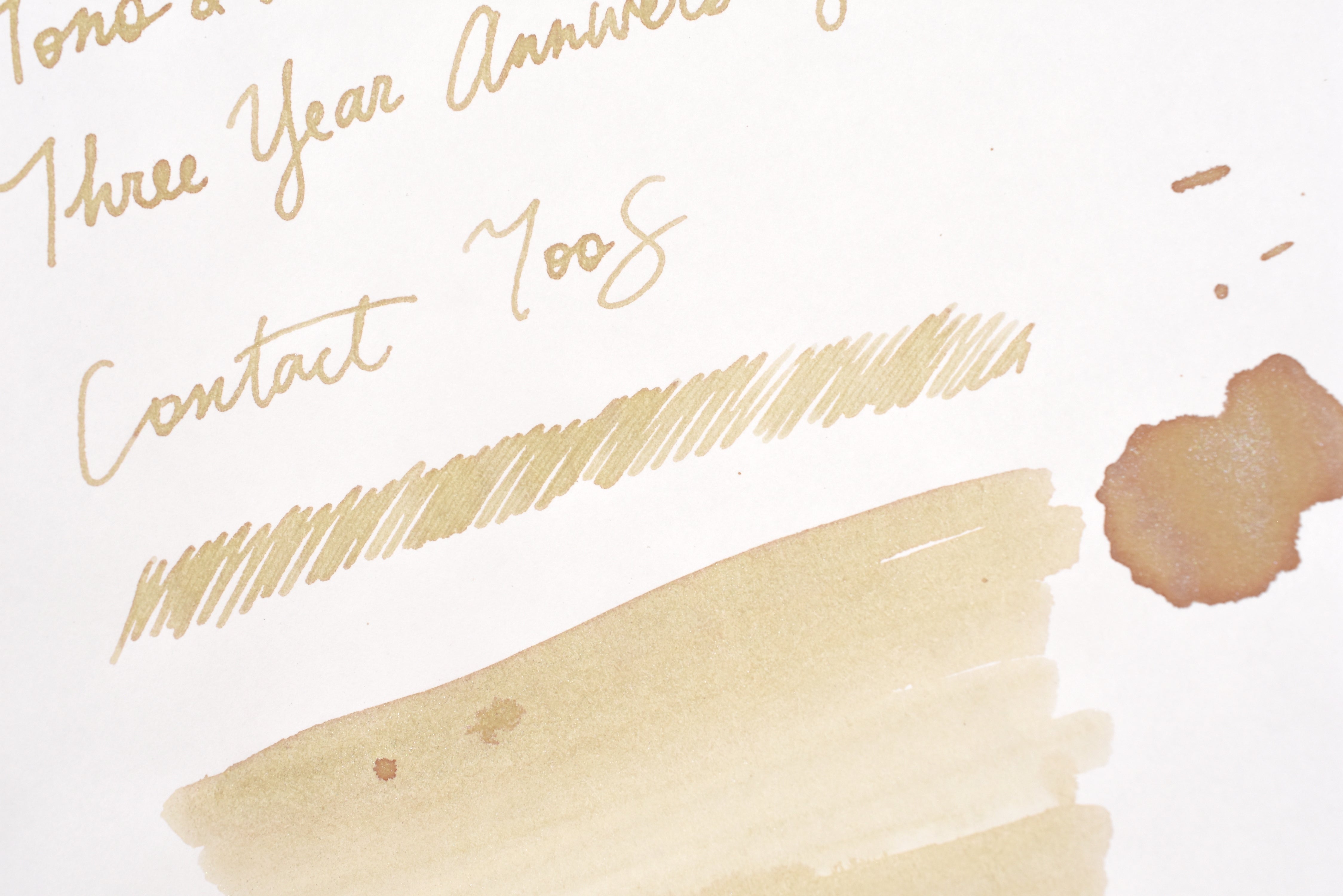 Tono & Lims Ink Bottle - Three Year Anniversary Contact - Contact TooS - 30ml
