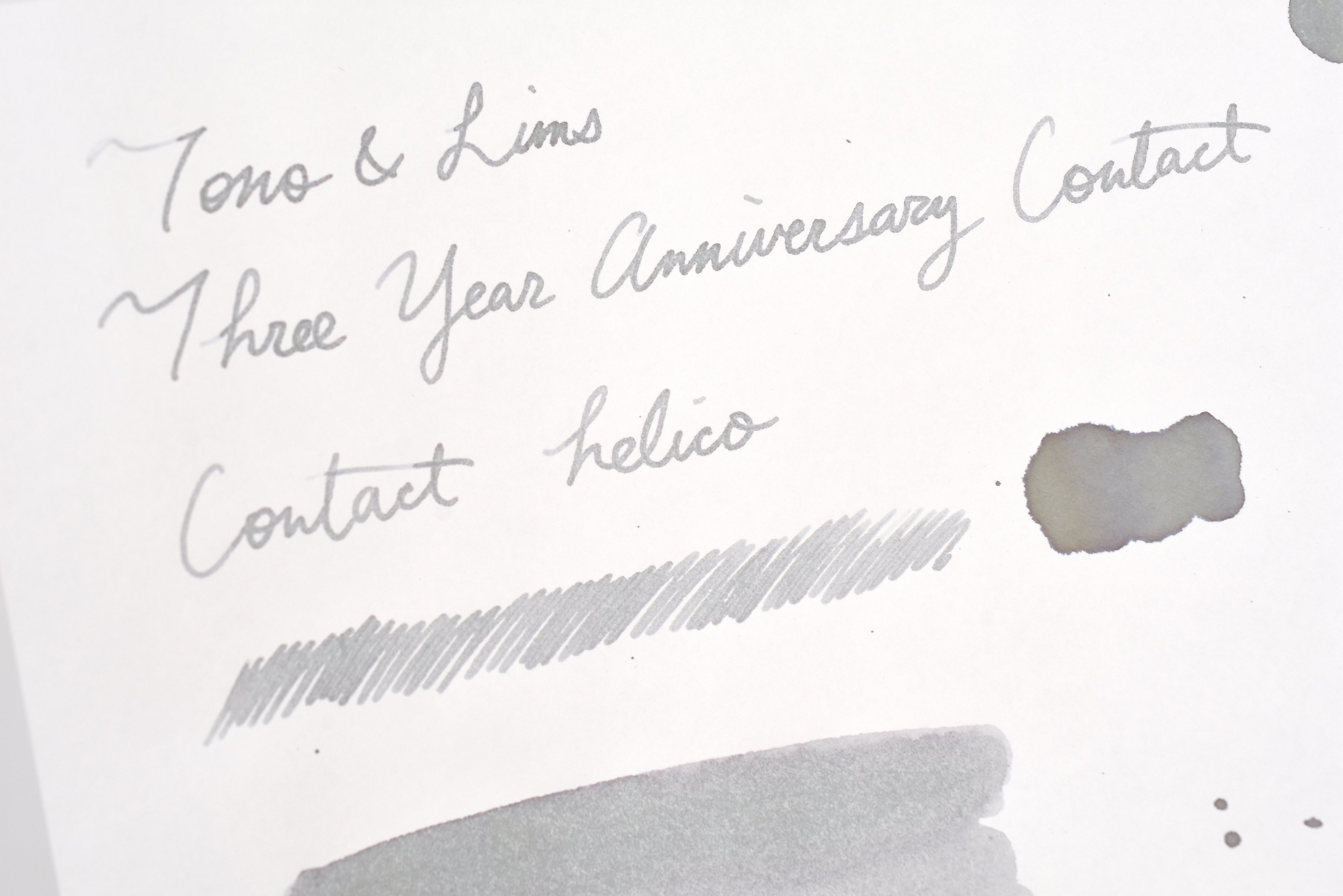 Tono & Lims Ink Bottle - Three Year Anniversary Contact - Contact helico - 30ml