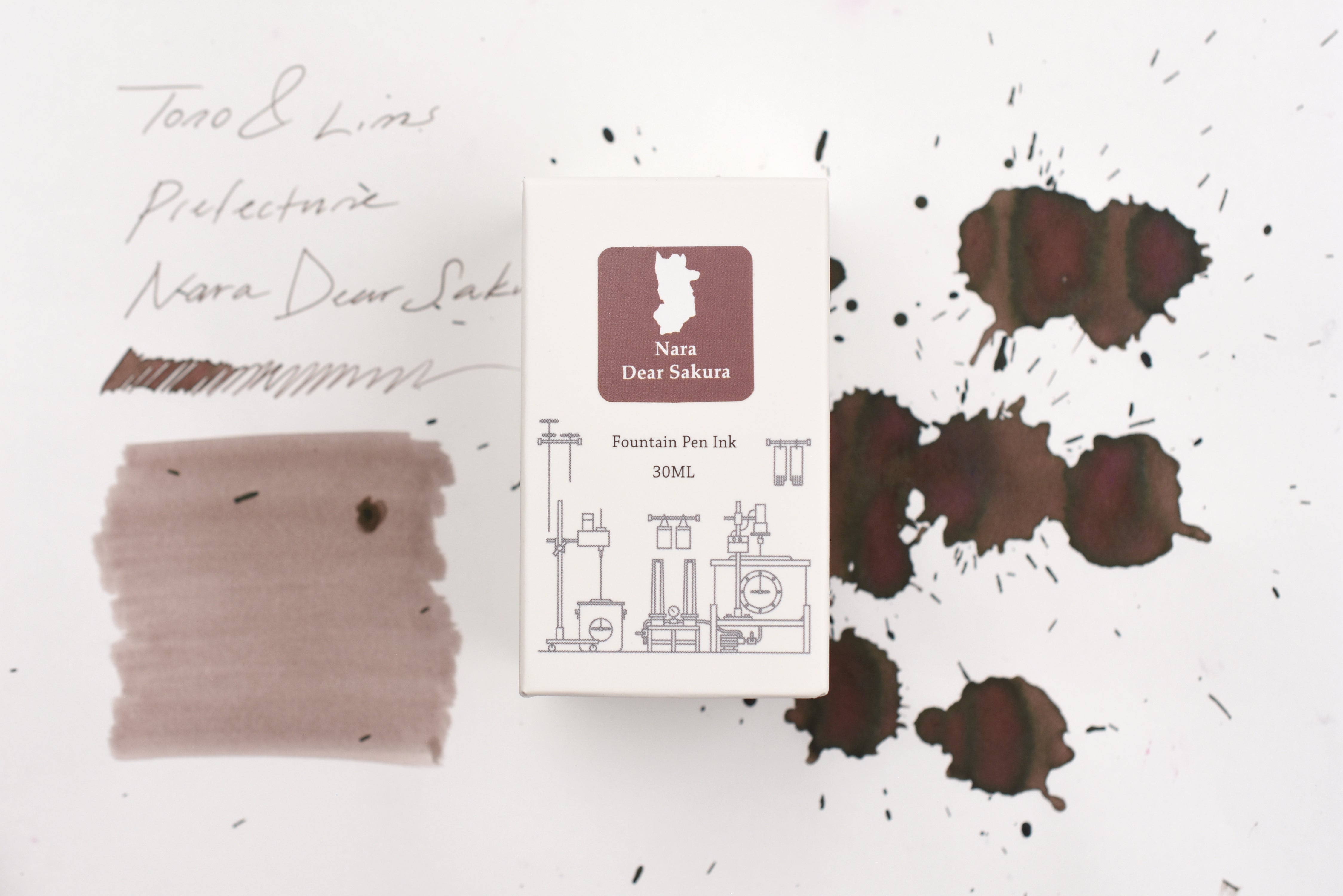 Tono & Lims Ink Bottle - Prefecture - Nara - Dear Sakura - 30ml