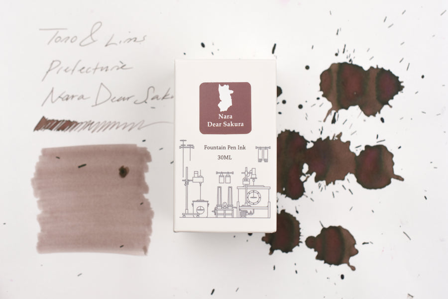 Tono & Lims Ink Bottle - Prefecture - Nara - Dear Sakura - 30ml