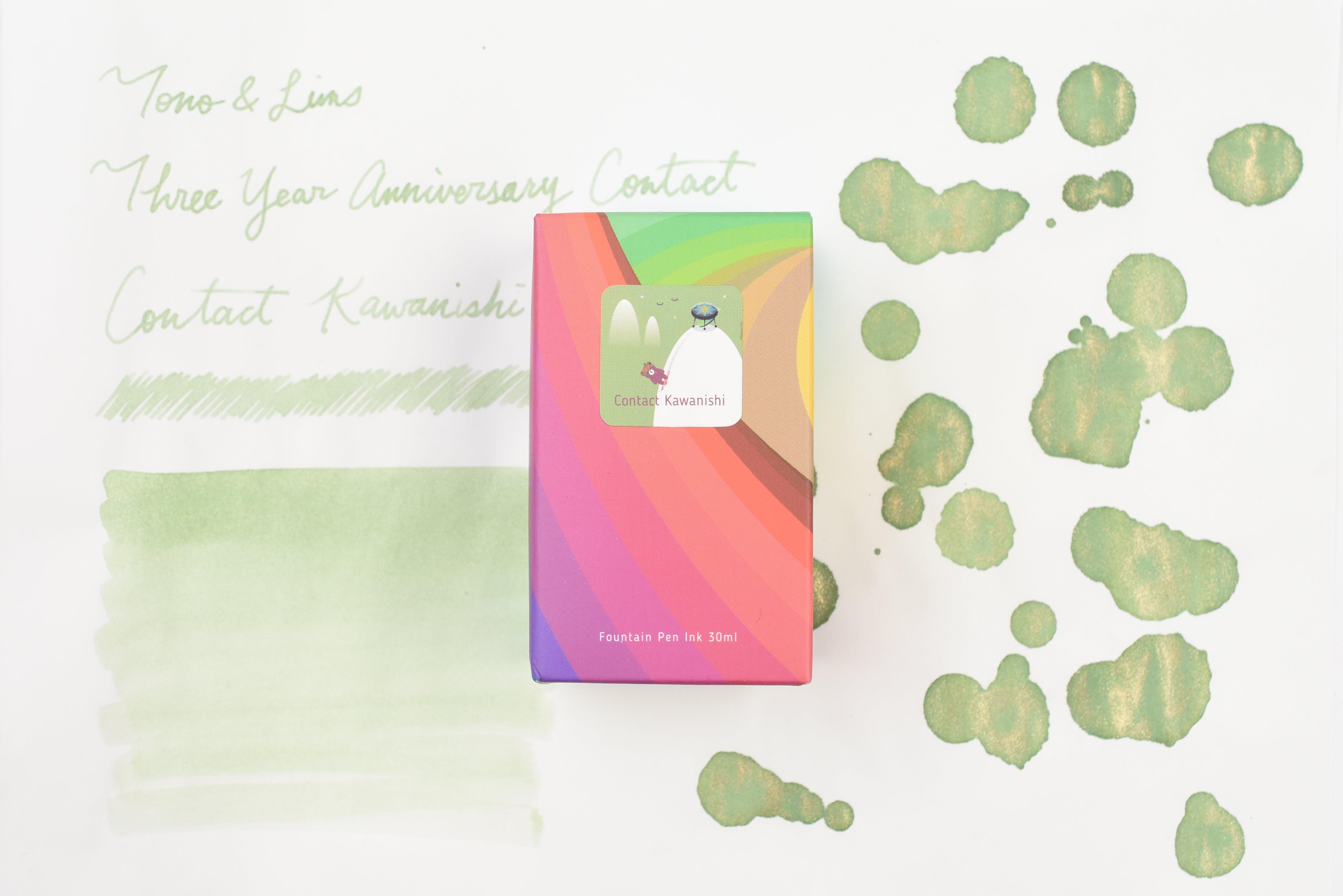 Tono & Lims Ink Bottle - Three Year Anniversary Contact - Contact Kawanishi - 30ml