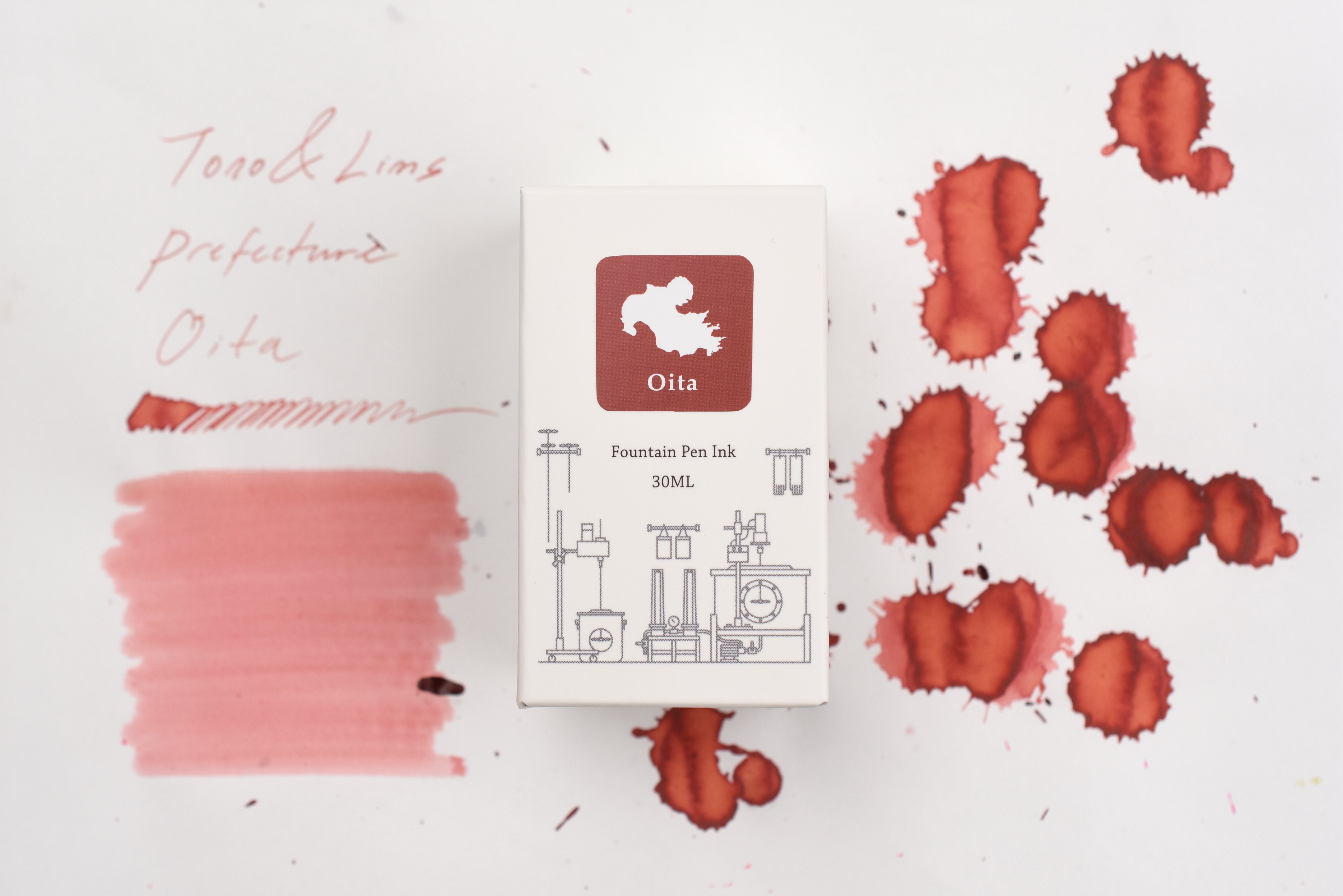 Tono & Lims Ink Bottle - Prefecture - Oita - Indomitable Sprit - 30ml
