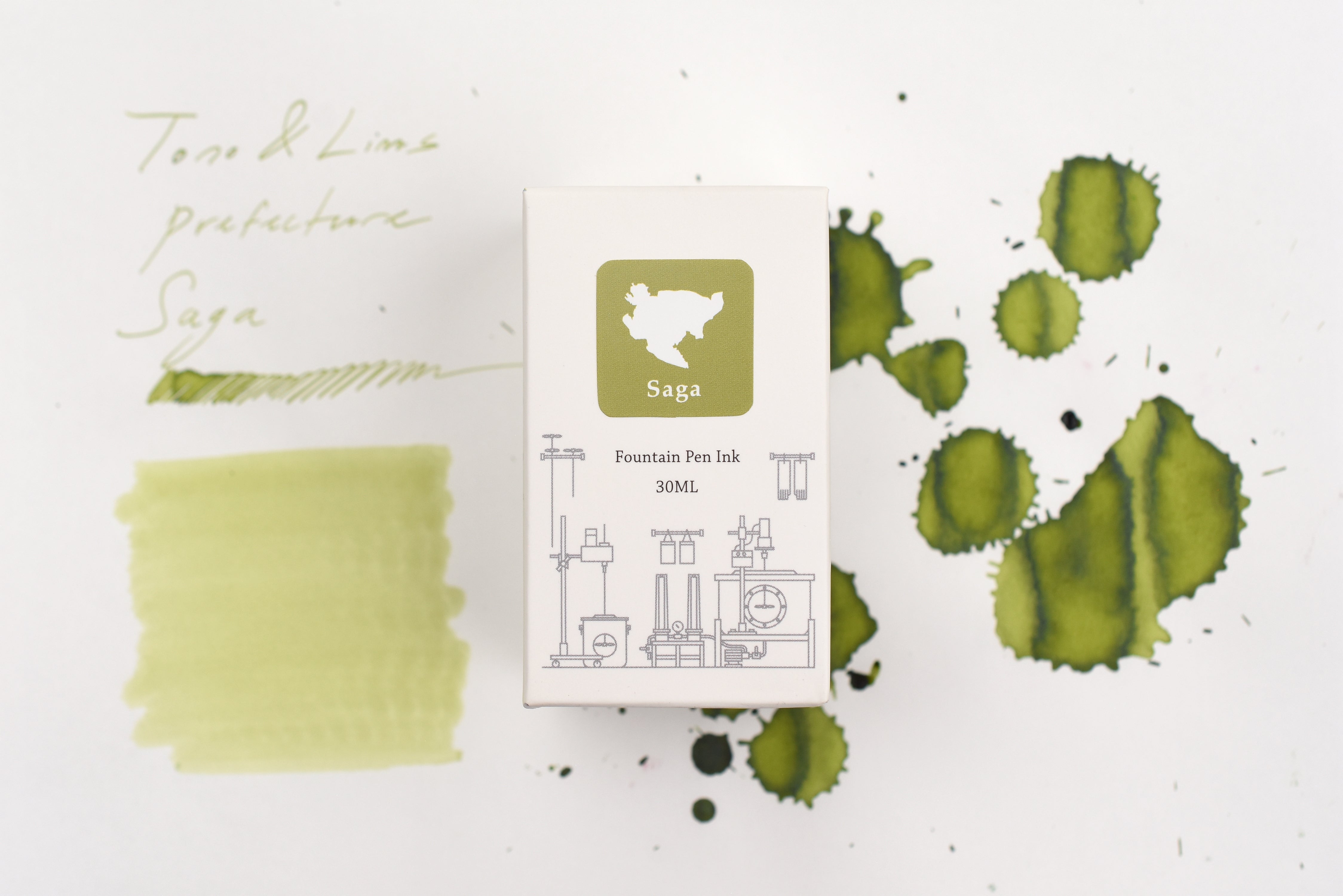 Tono & Lims Ink Bottle - Prefecture - Saga - Shot in The Arm - 30ml