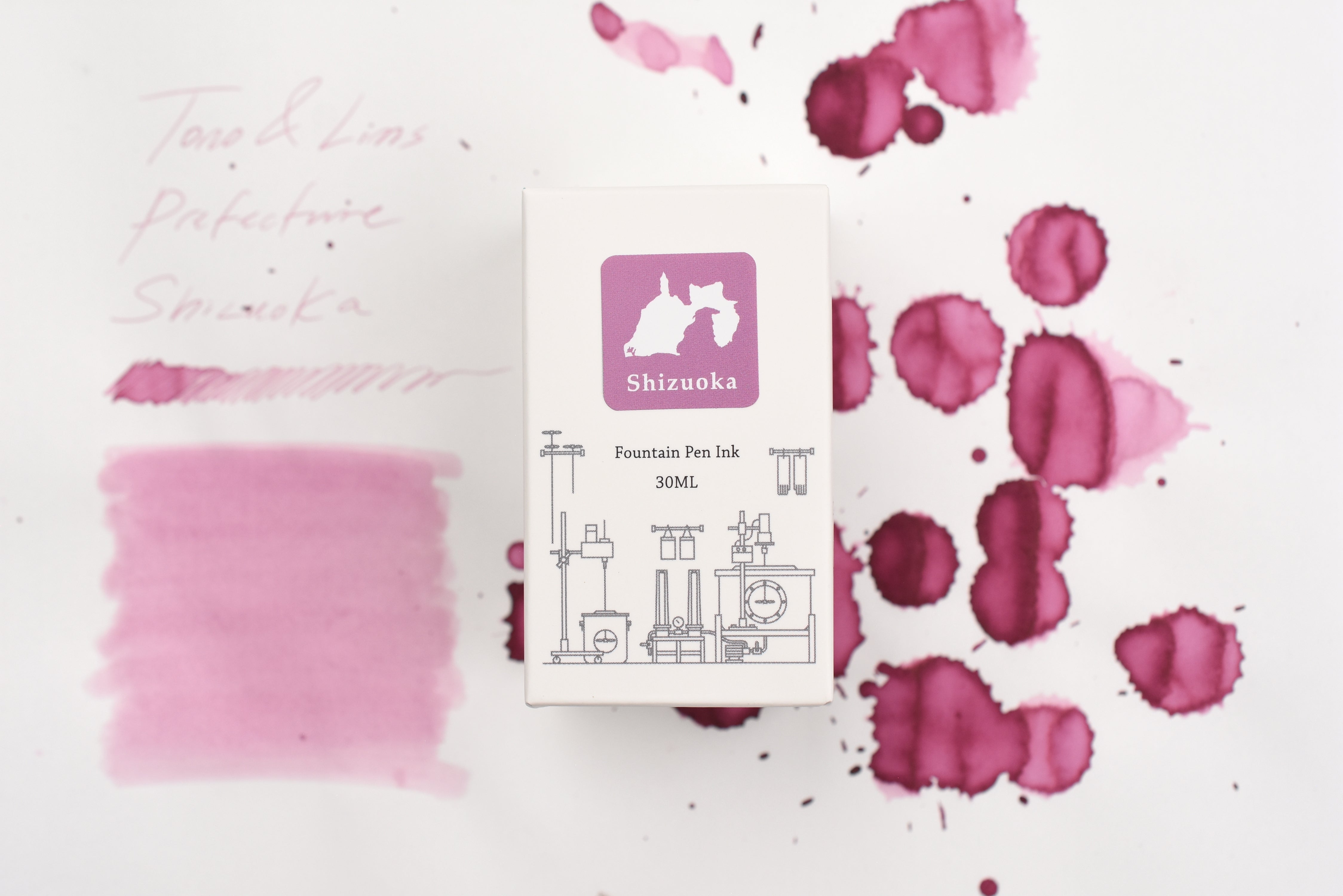 Tono & Lims Ink Bottle - Prefecture - Shizuoka - Fragility - 30ml