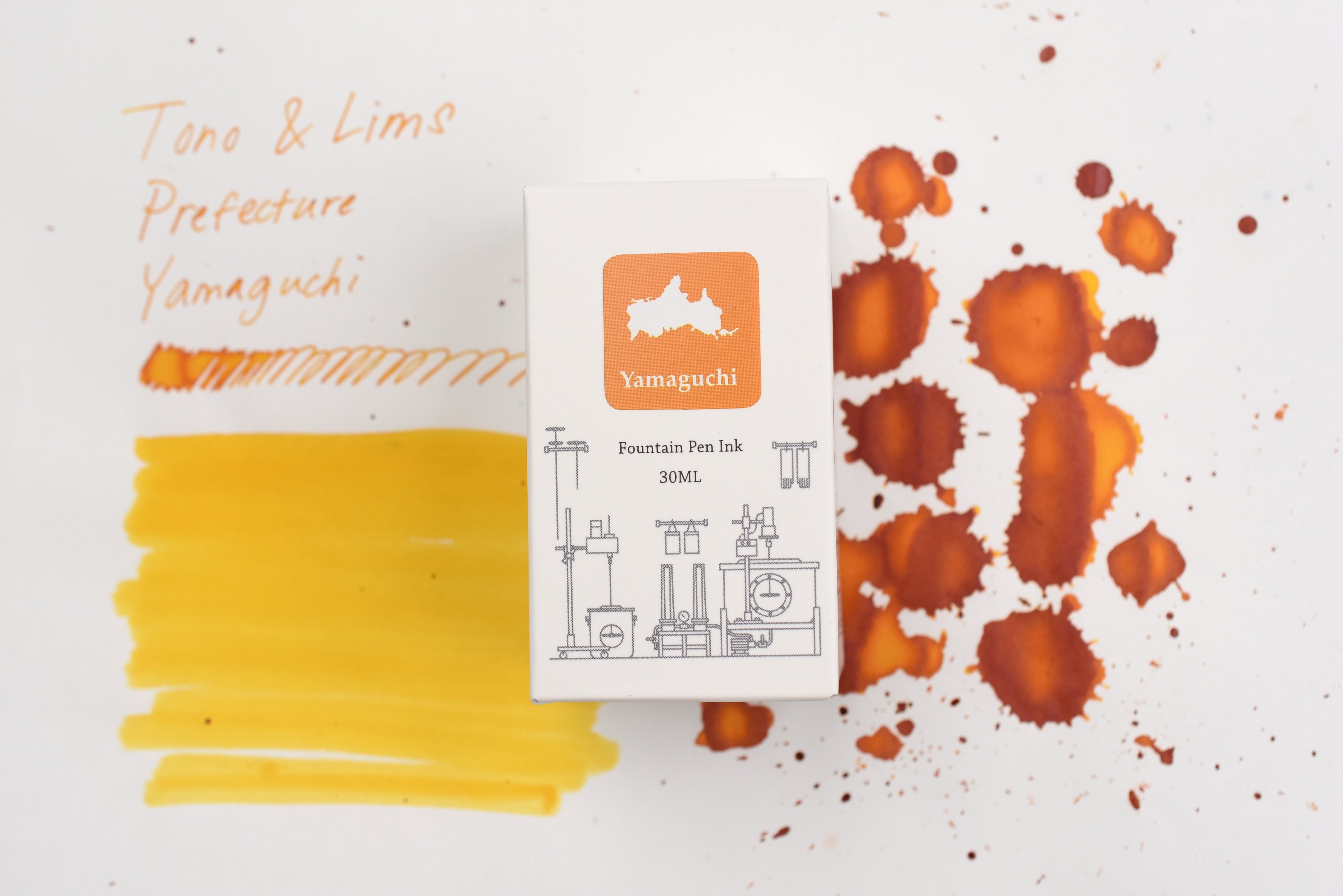 Tono & Lims Ink Bottle - Prefecture - Yamaguchi - Pure Delight - 30ml
