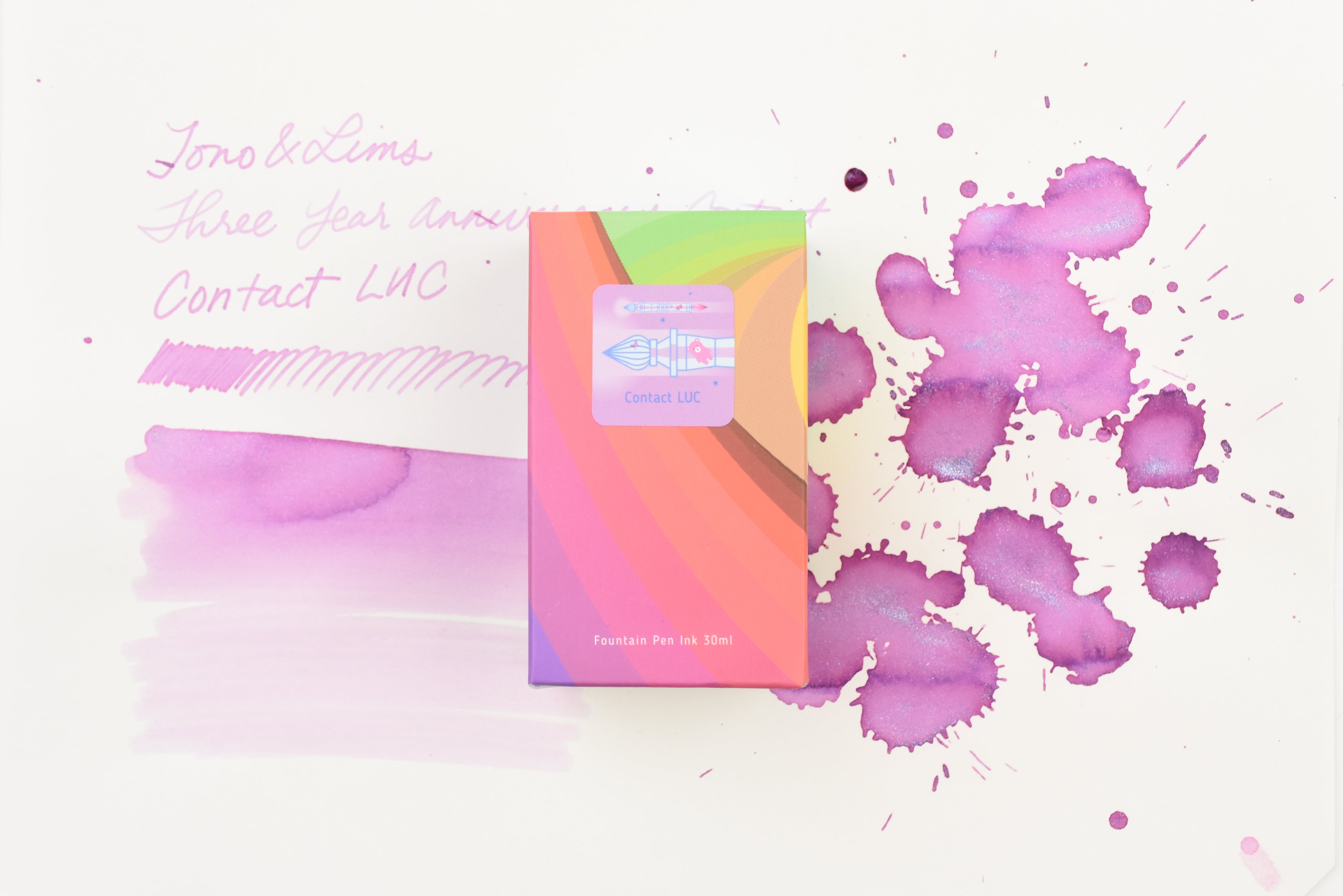 Tono & Lims Ink Bottle - Three Year Anniversary Contact - Contact LUC - 30ml