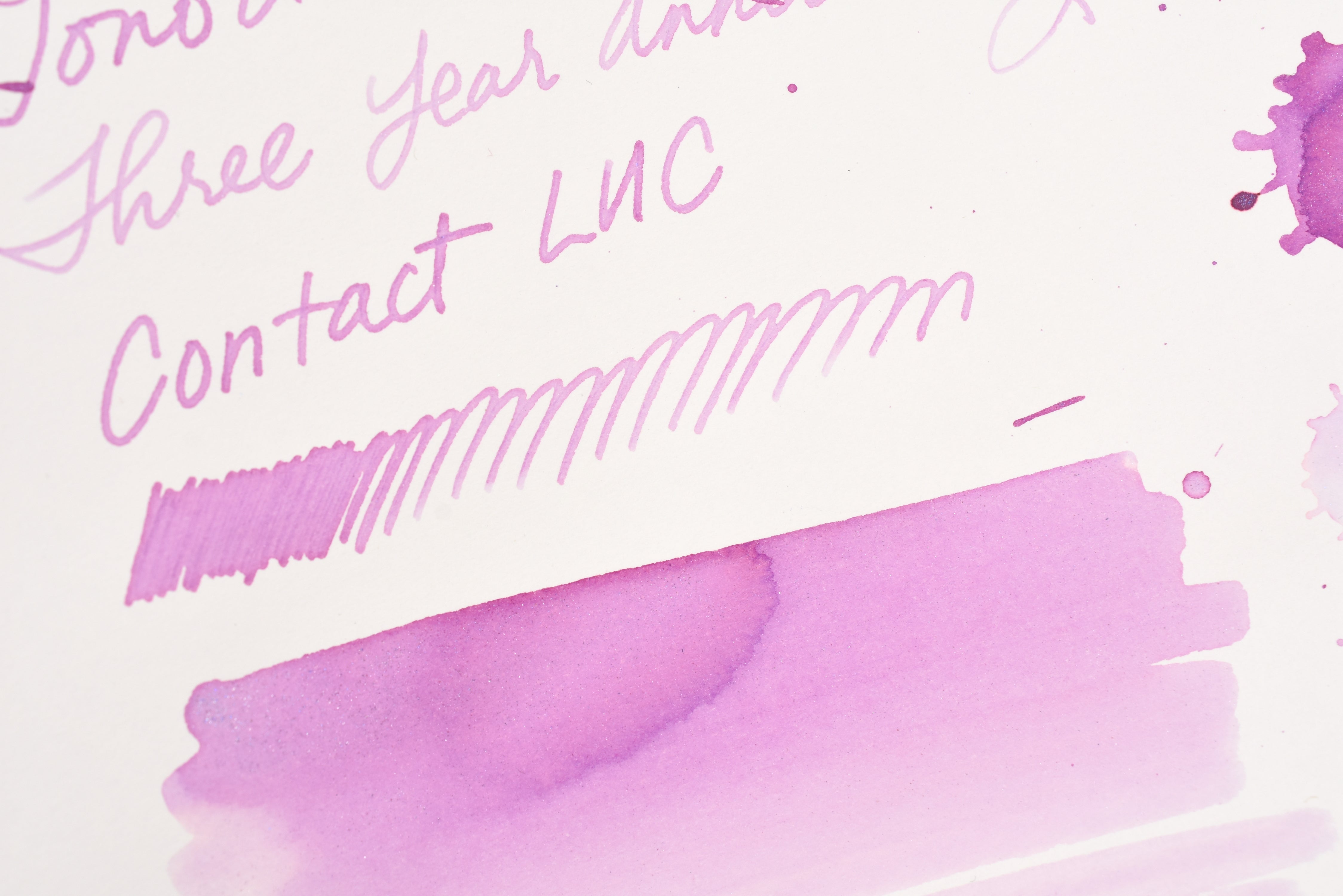Tono & Lims Ink Bottle - Three Year Anniversary Contact - Contact LUC - 30ml