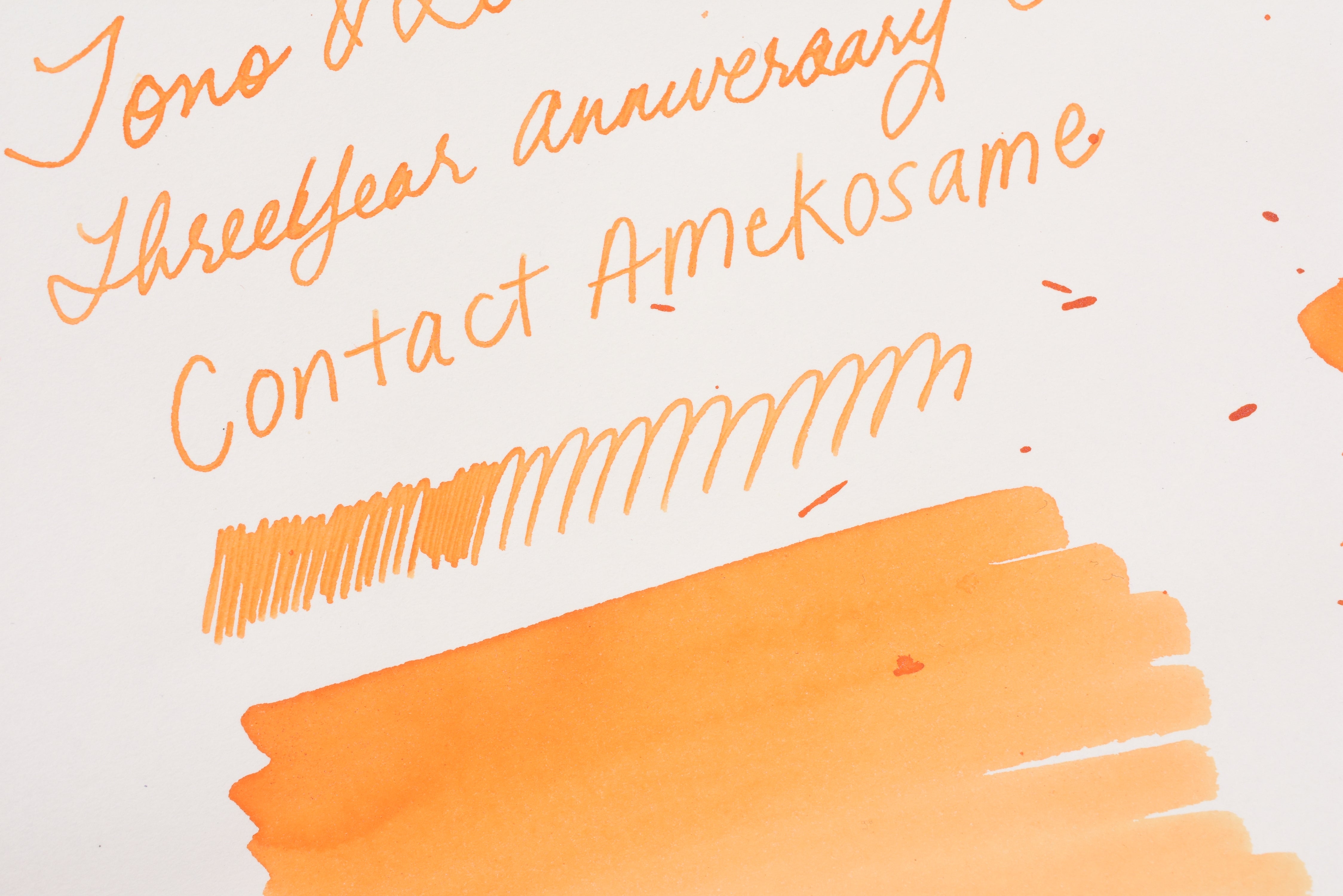 Tono & Lims Ink Bottle - Three Year Anniversary Contact - Contact Amekosame - 30ml