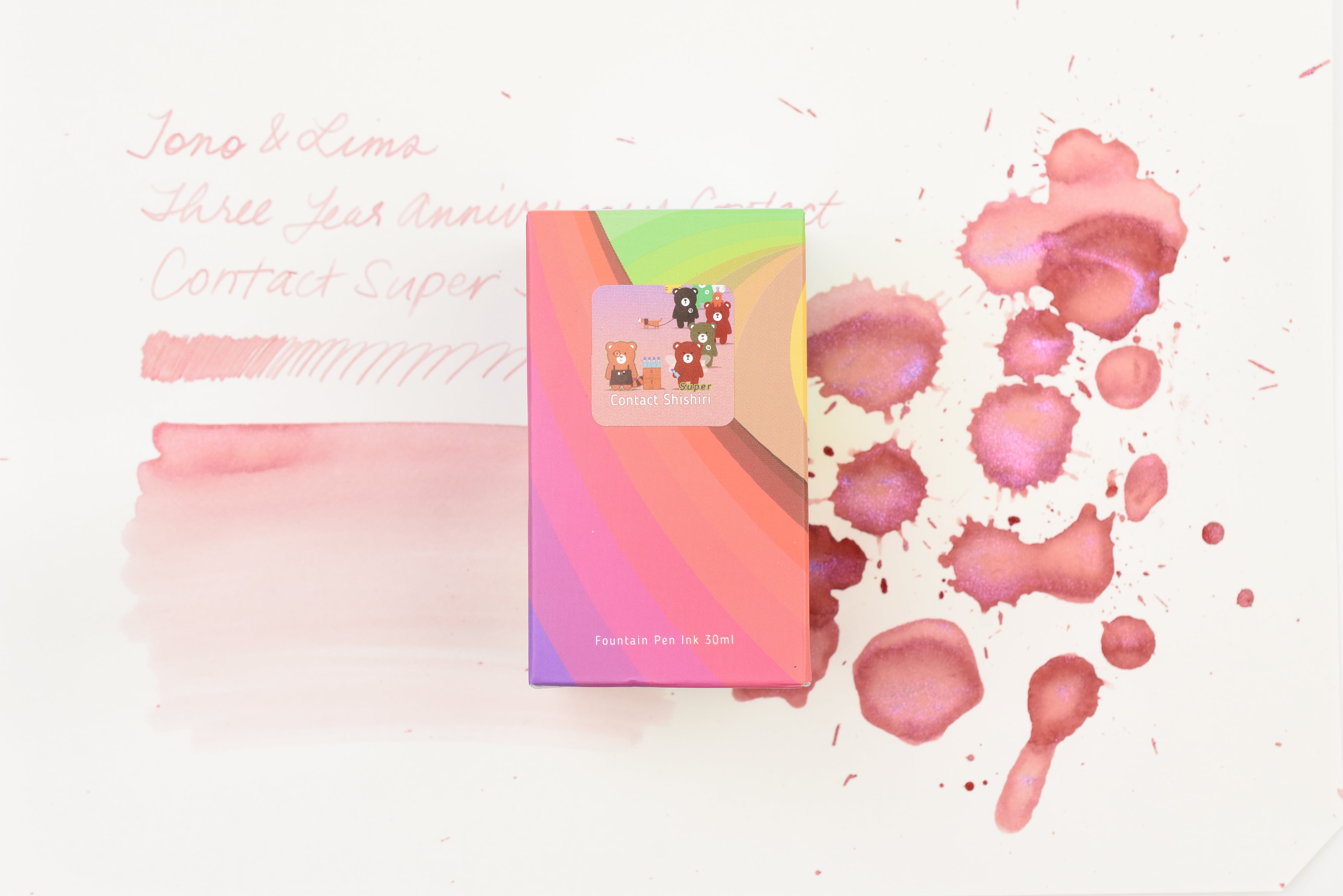 Tono & Lims Ink Bottle - Three Year Anniversary Contact - Contact Super Shishiri - 30ml