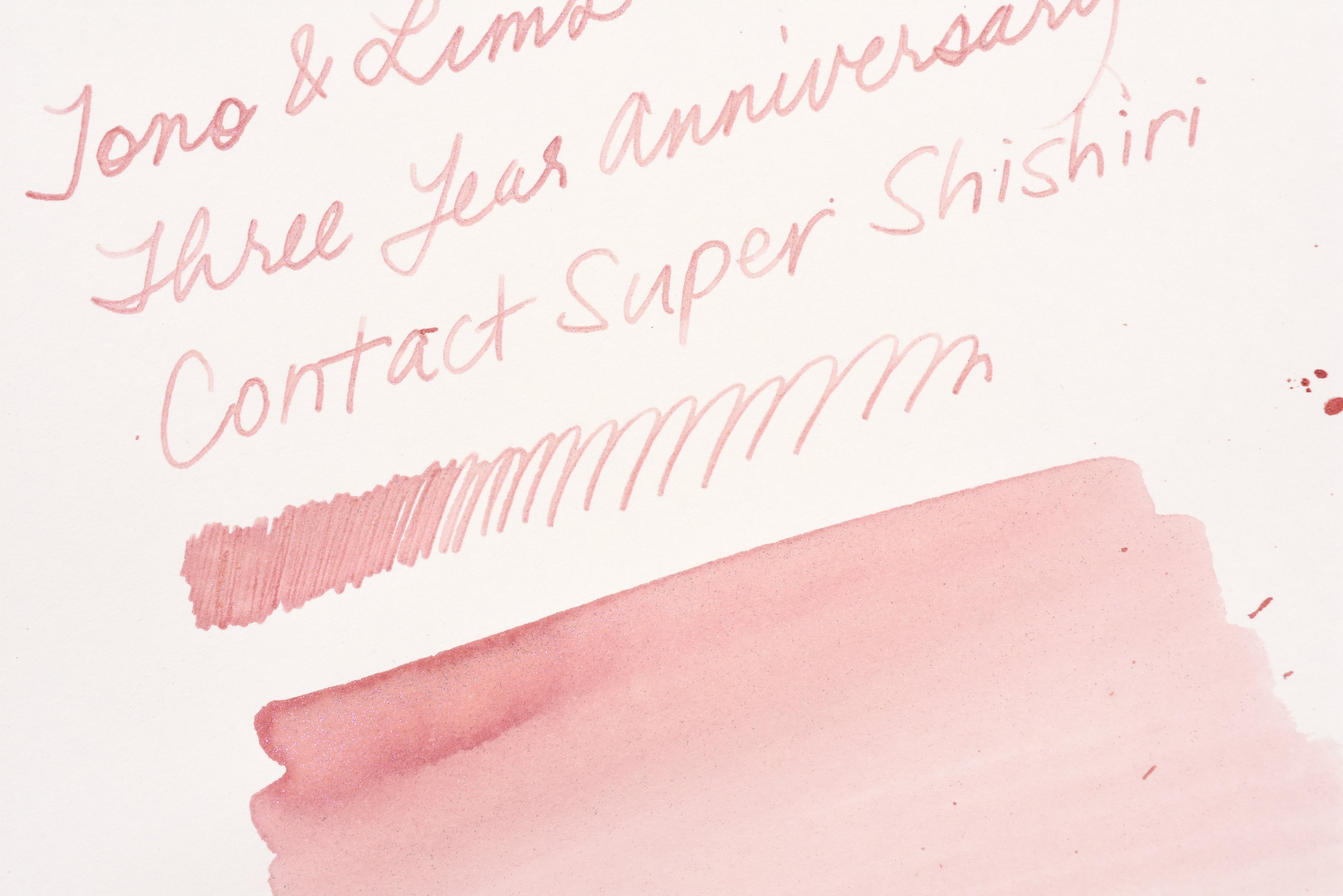 Tono & Lims Ink Bottle - Three Year Anniversary Contact - Contact Super Shishiri - 30ml
