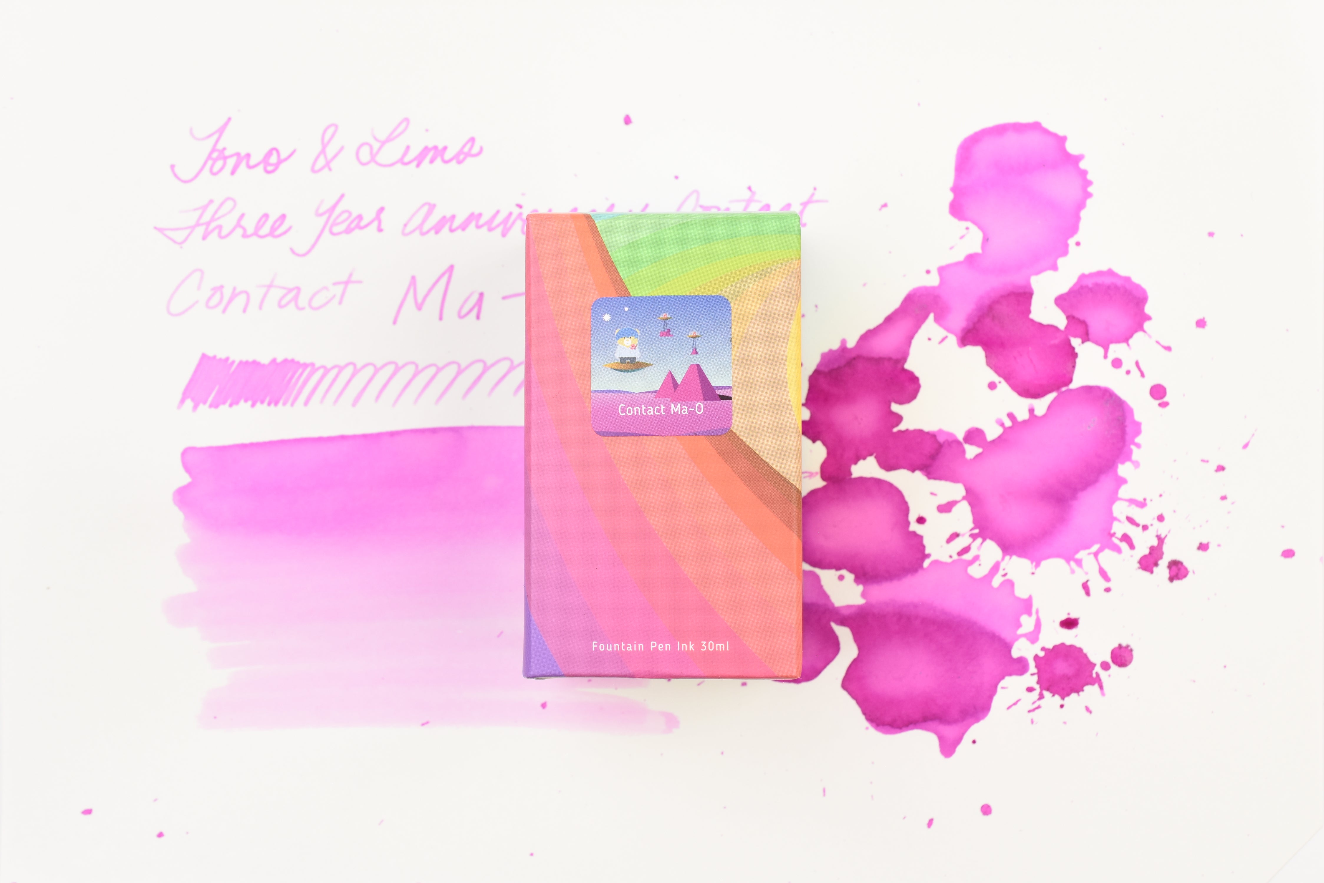 Tono & Lims Ink Bottle - Three Year Anniversary Contact - Contact Ma-O - 30ml