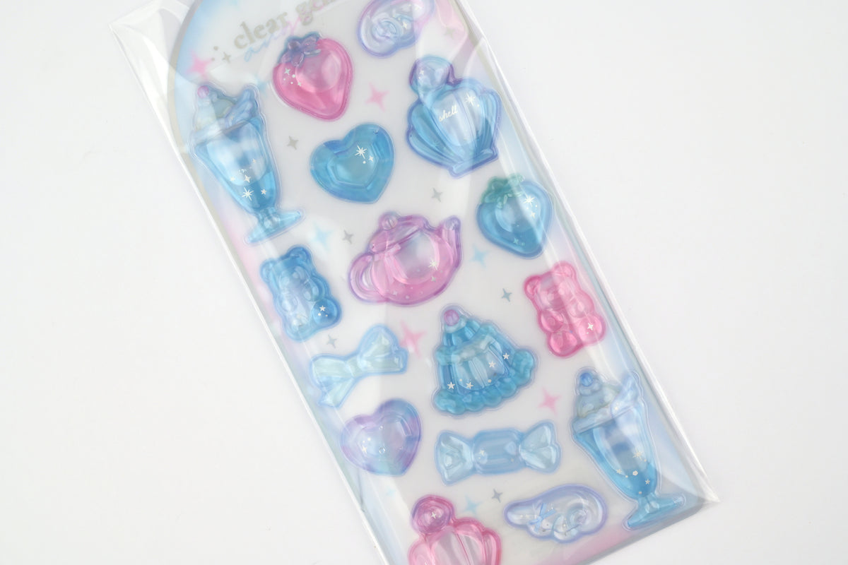 Q-Lia Clear Gem Stickers - Angel