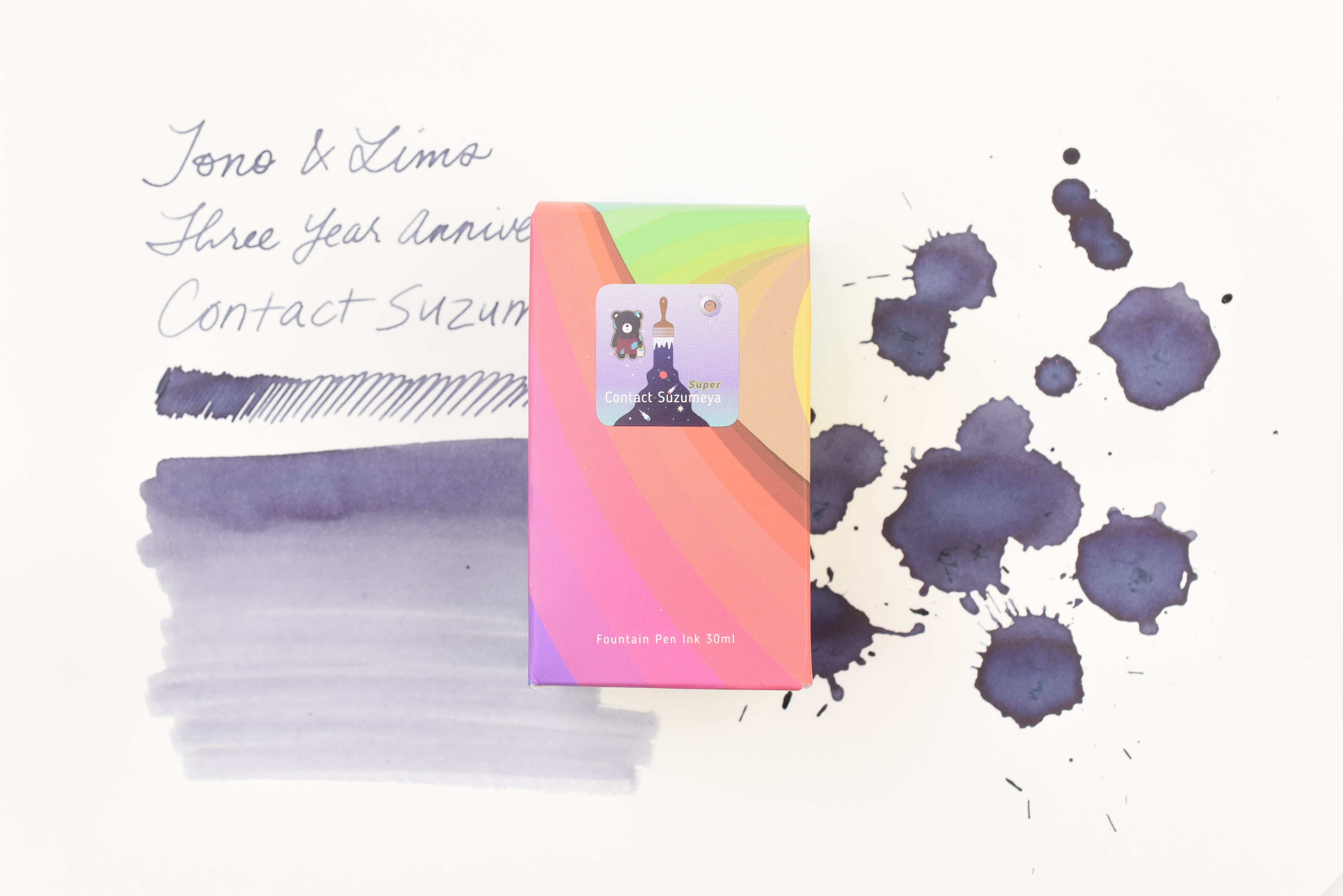 Tono & Lims Ink Bottle - Three Year Anniversary Contact - Contact Suzumeya - 30ml