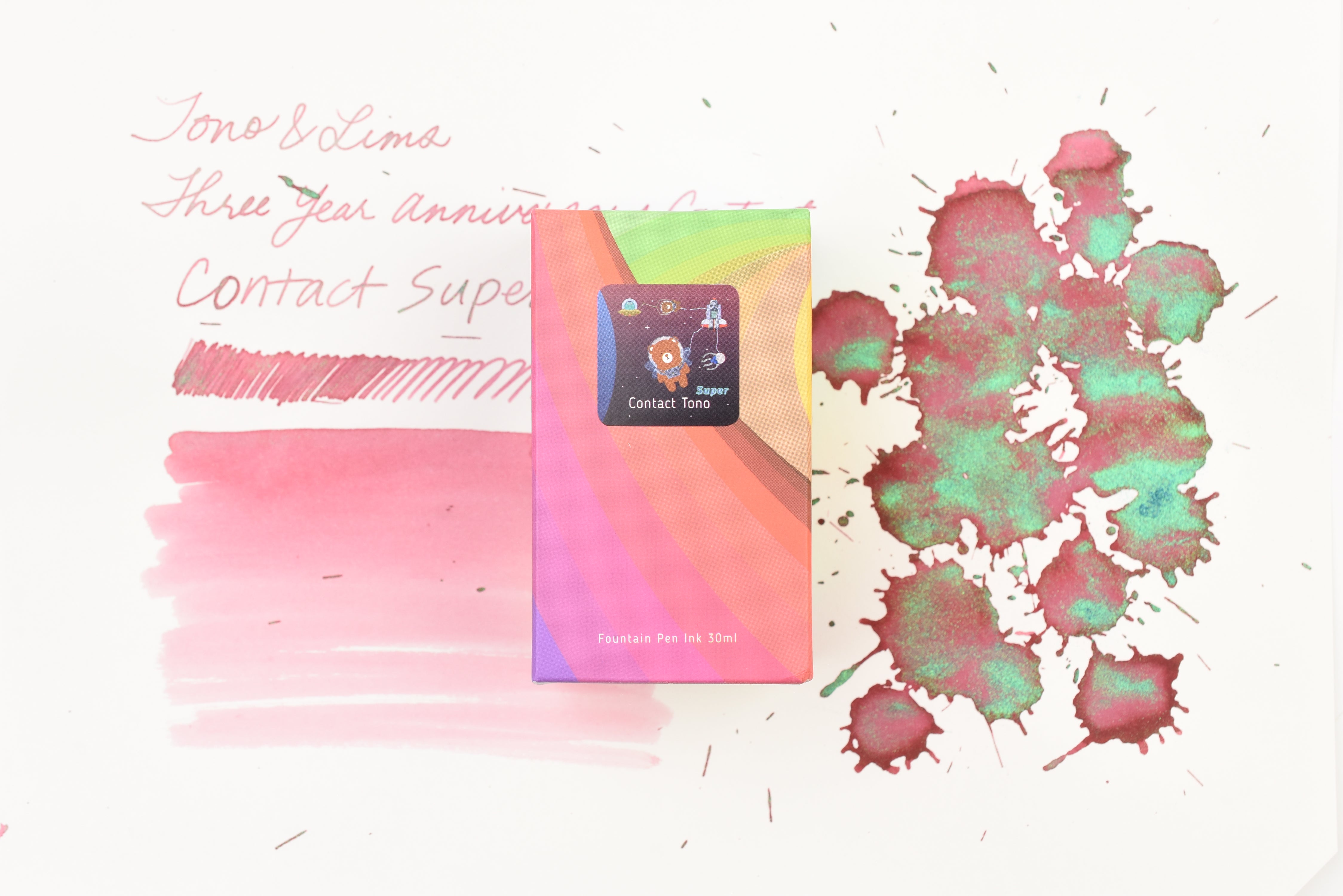 Tono & Lims Ink Bottle - Three Year Anniversary Contact - Contact Super Tono - 30ml