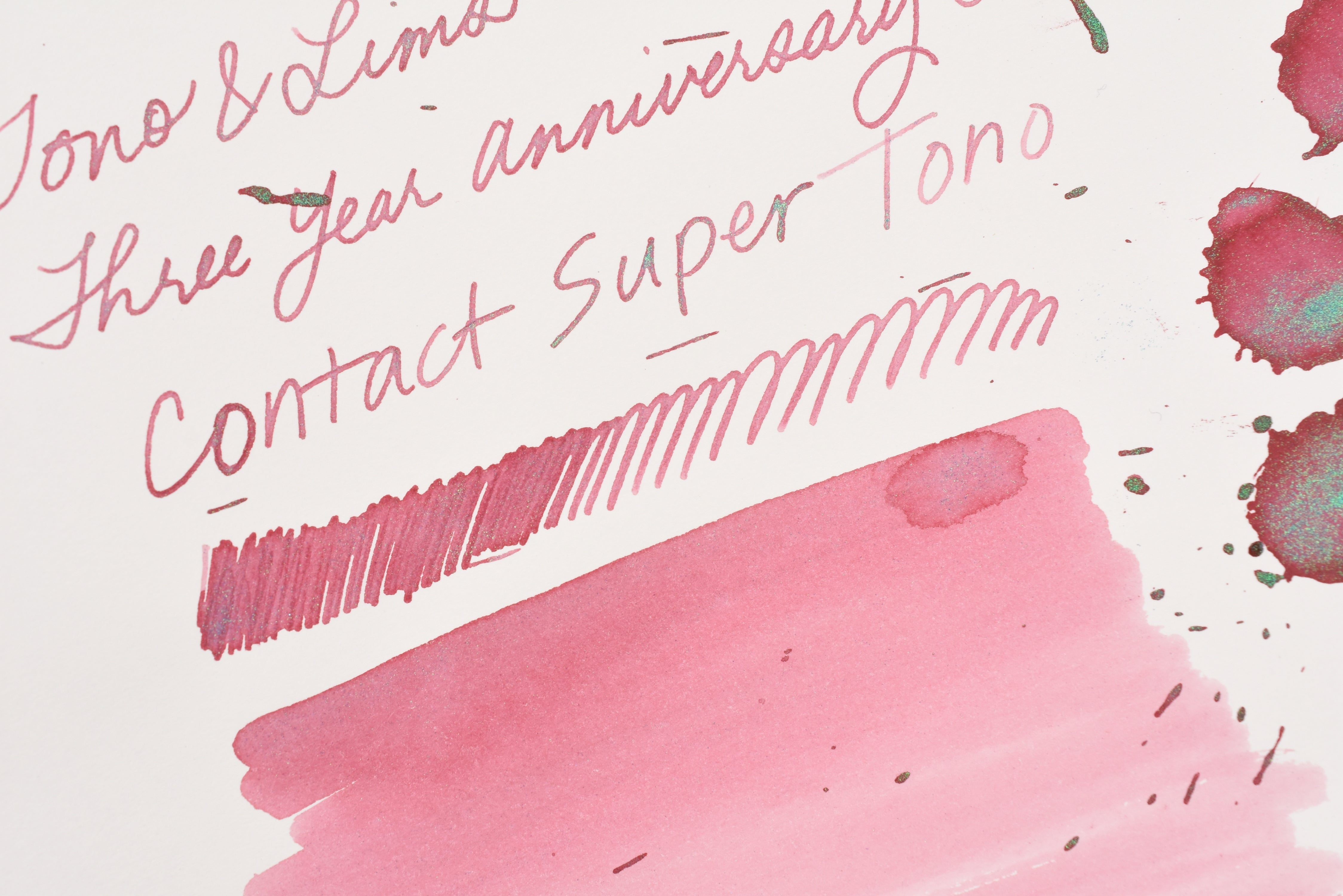 Tono & Lims Ink Bottle - Three Year Anniversary Contact - Contact Super Tono - 30ml