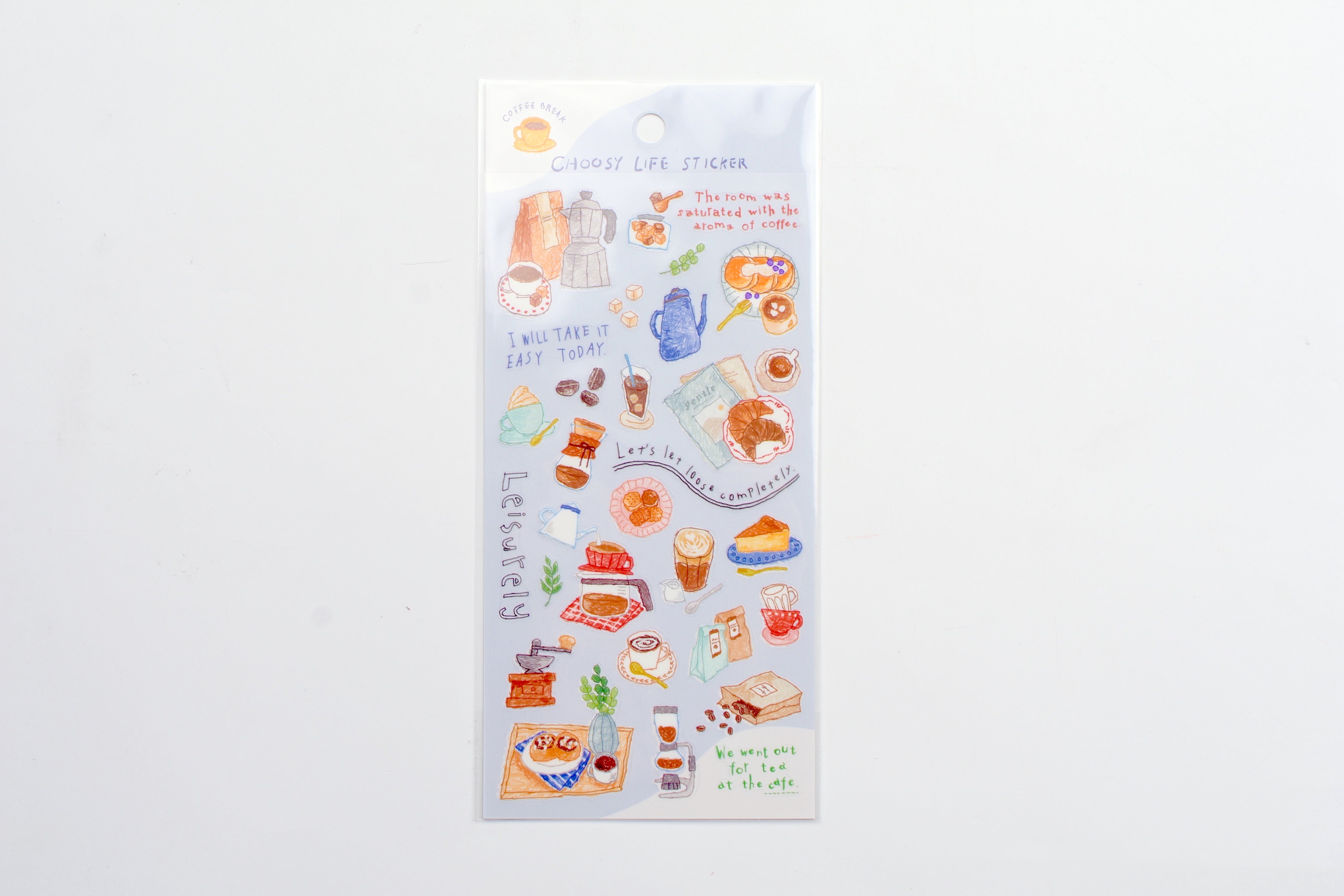 Mind Wave Choosy Life Sticker - Coffee Break